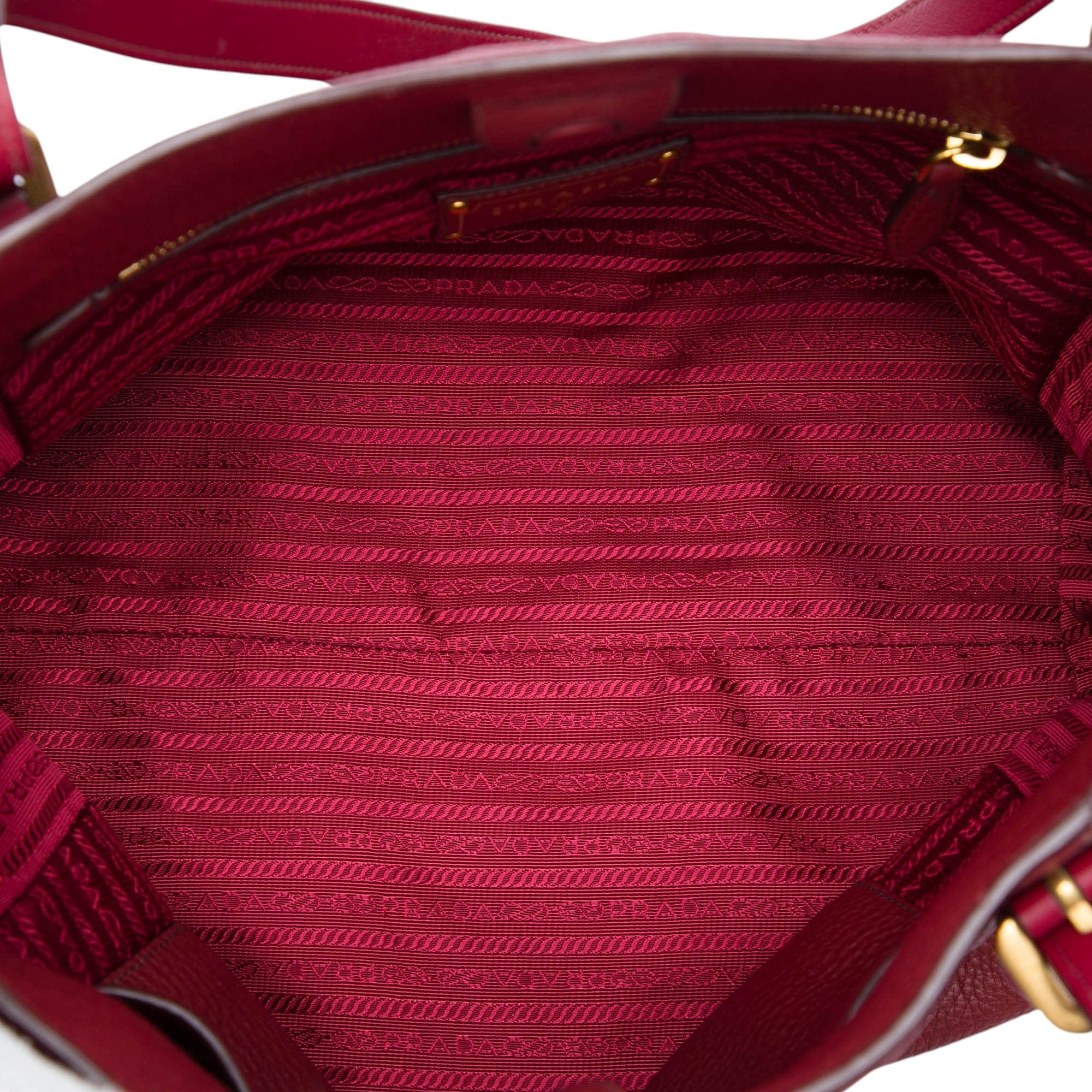Prada Vitello Daino Shopping Tote