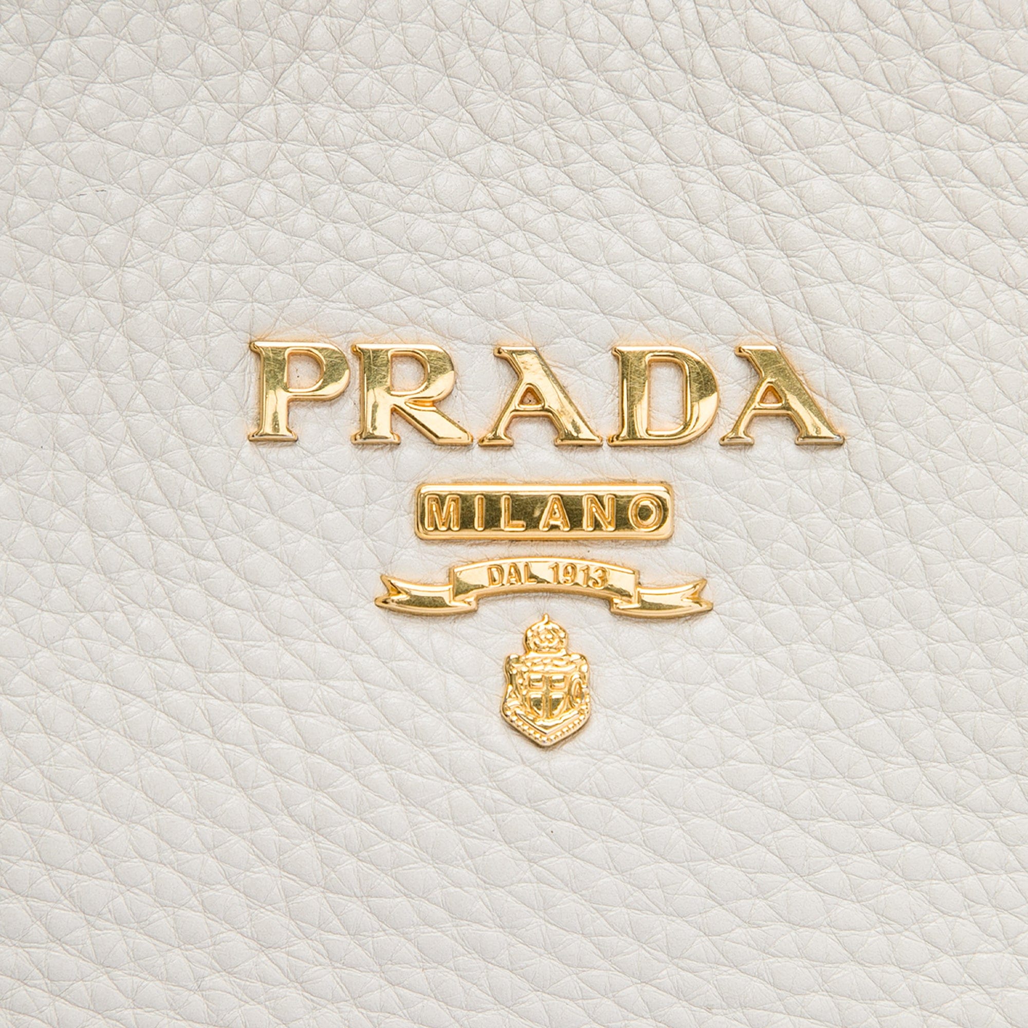 Prada Vitello Daino Zip Top Convertible Tote