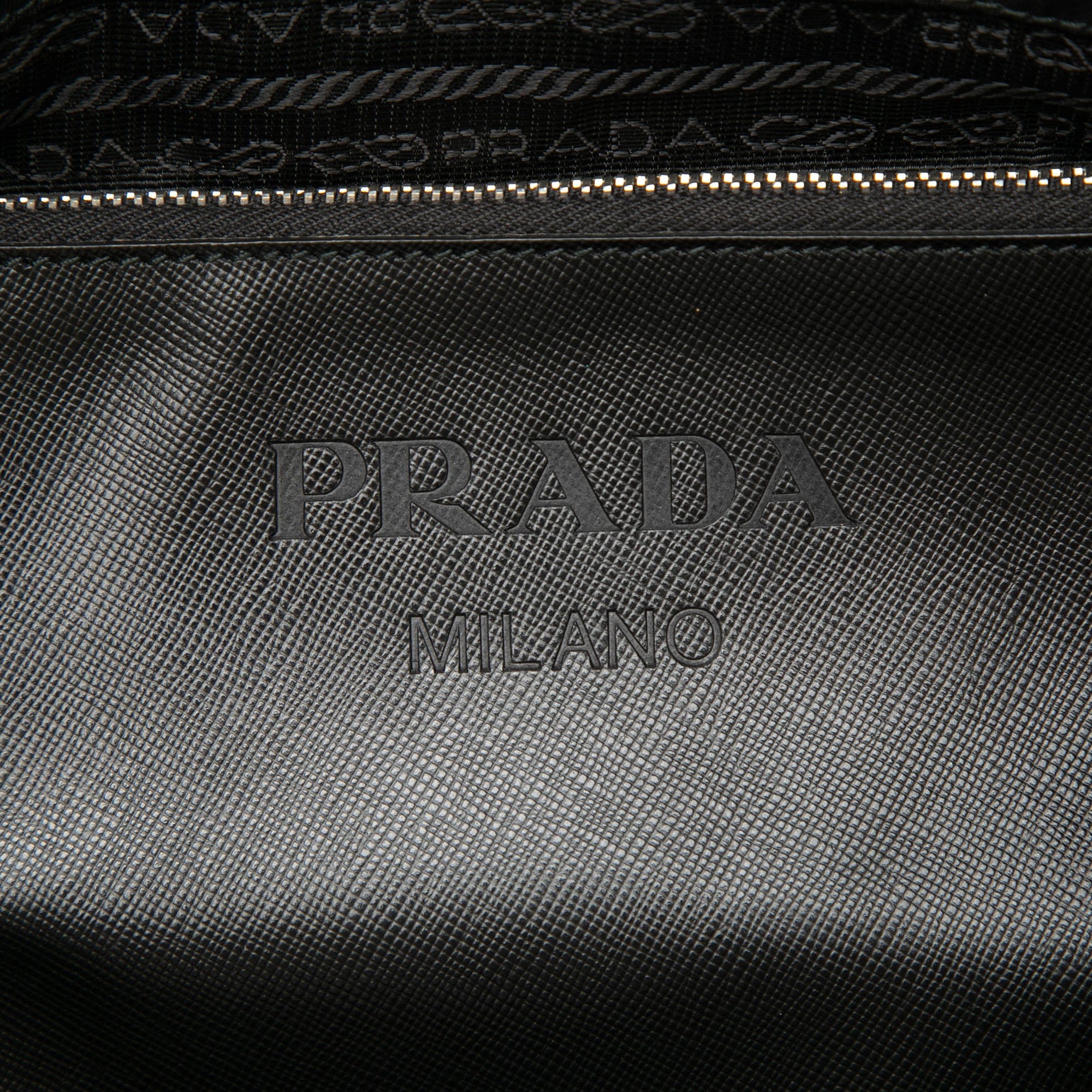 Prada Tessuto Skull Tote