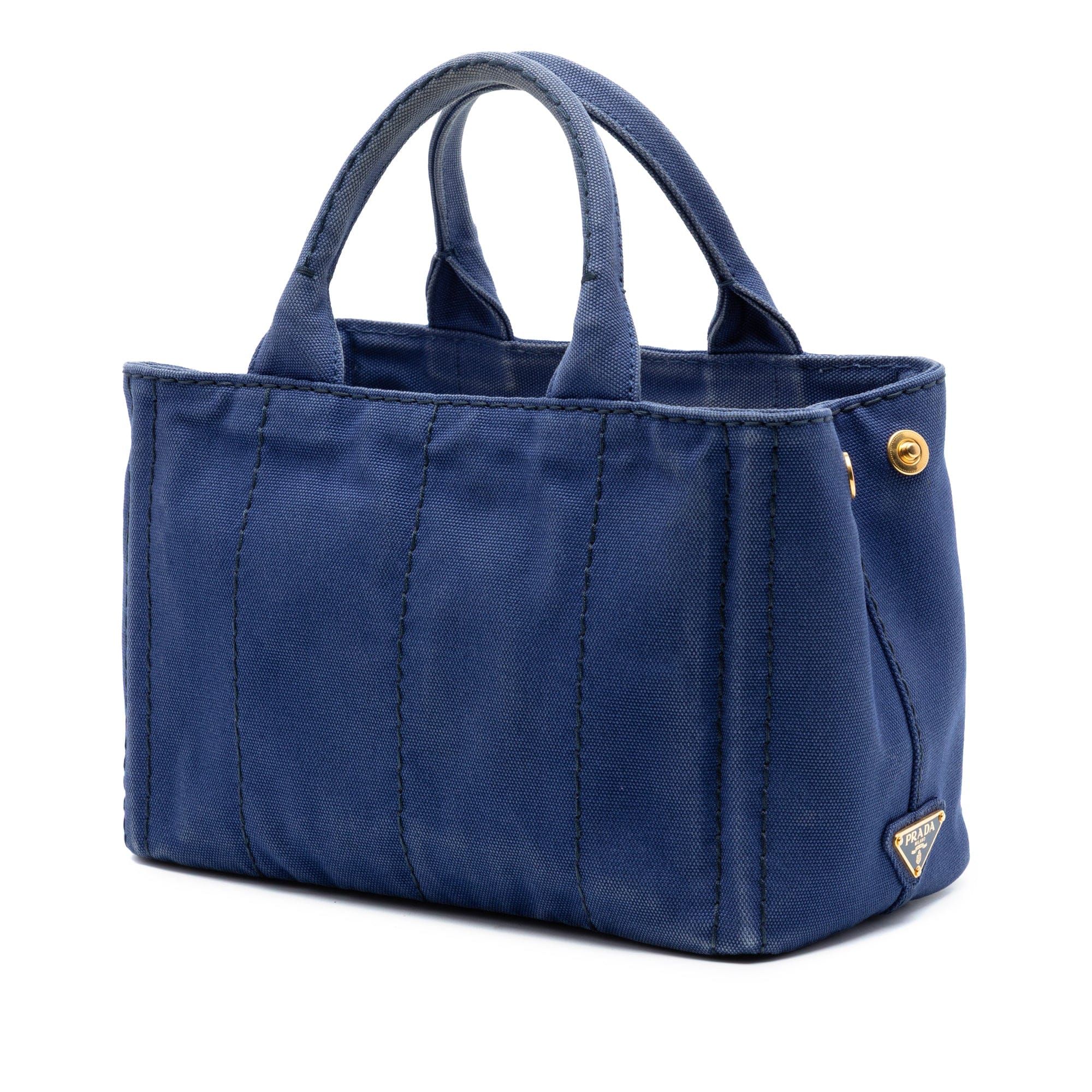 Prada Small Canvas Canapa Logo Tote