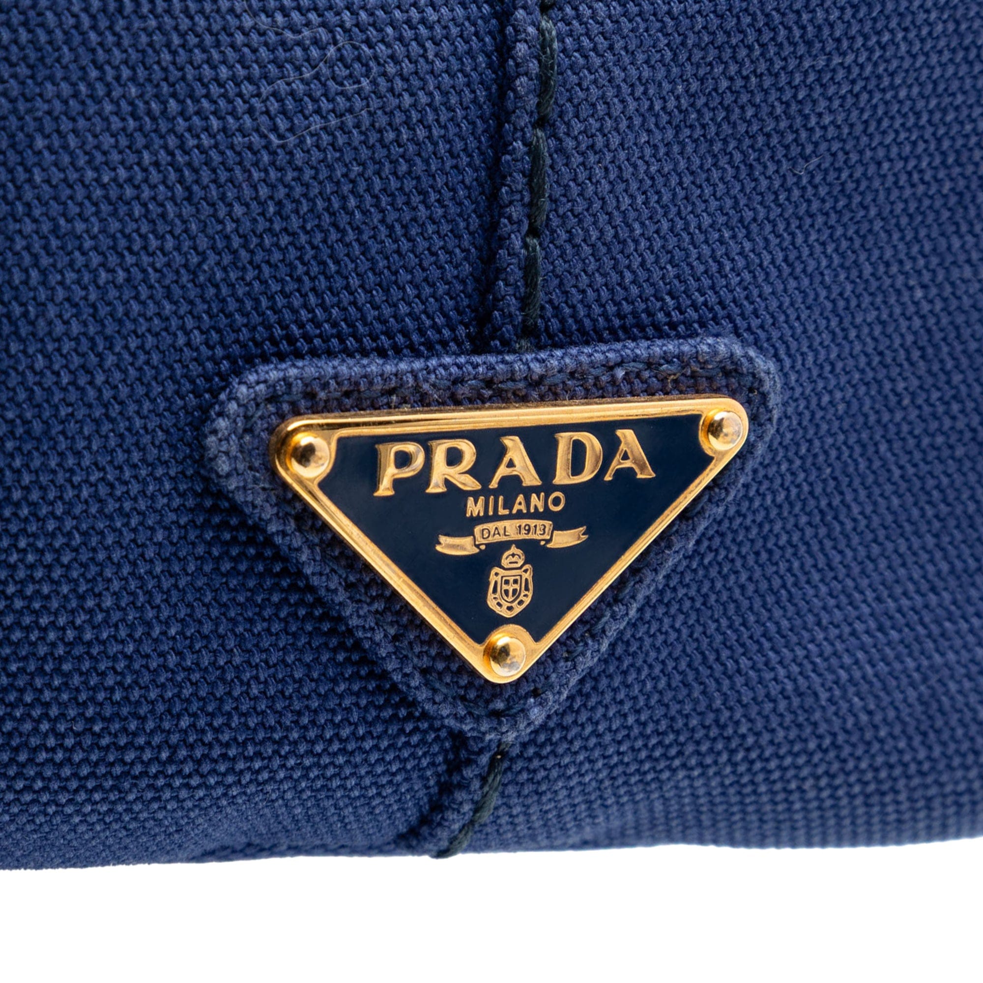 Prada Small Canvas Canapa Logo Tote