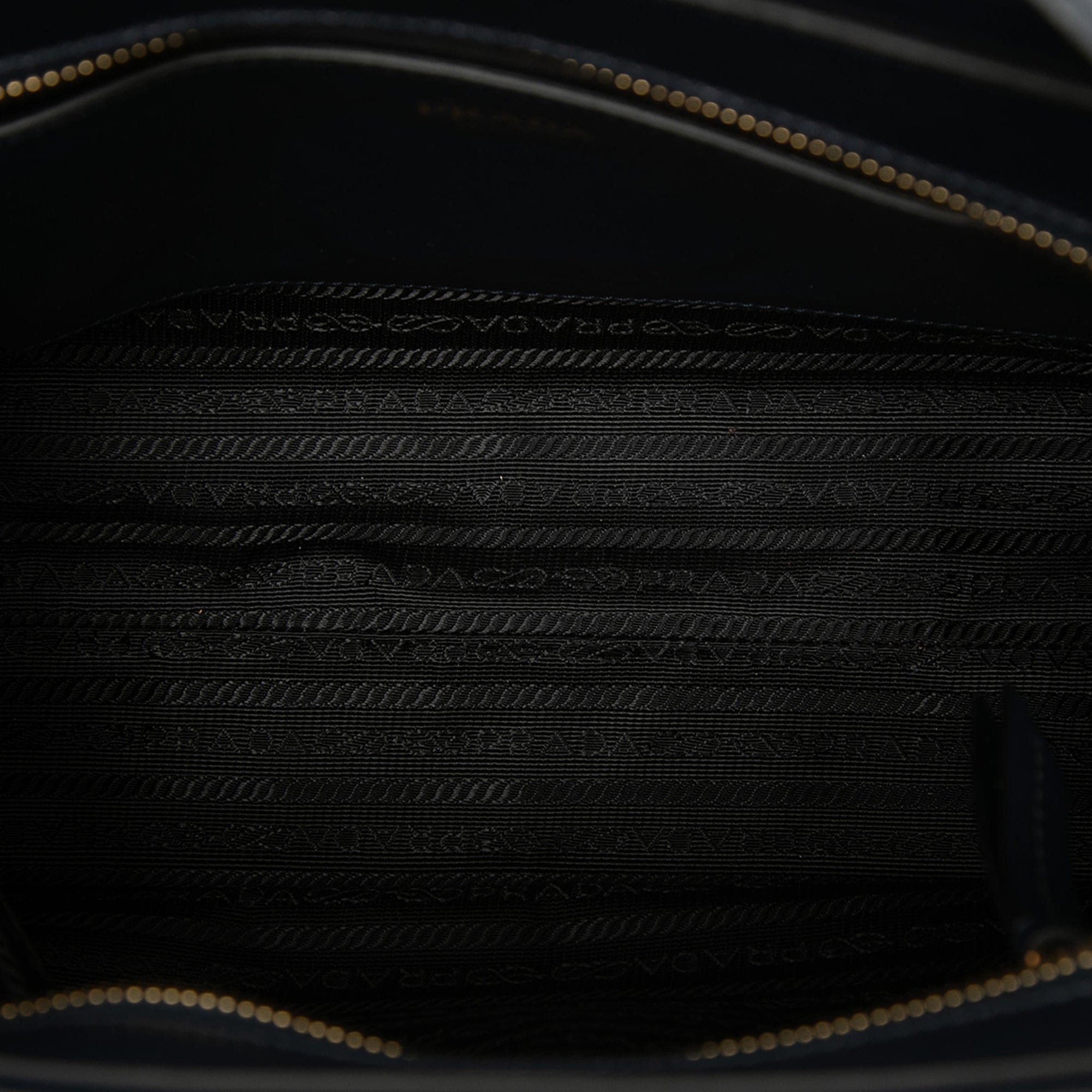 Prada Soft Calf Trimmed Saffiano Lux Open Convertible Tote