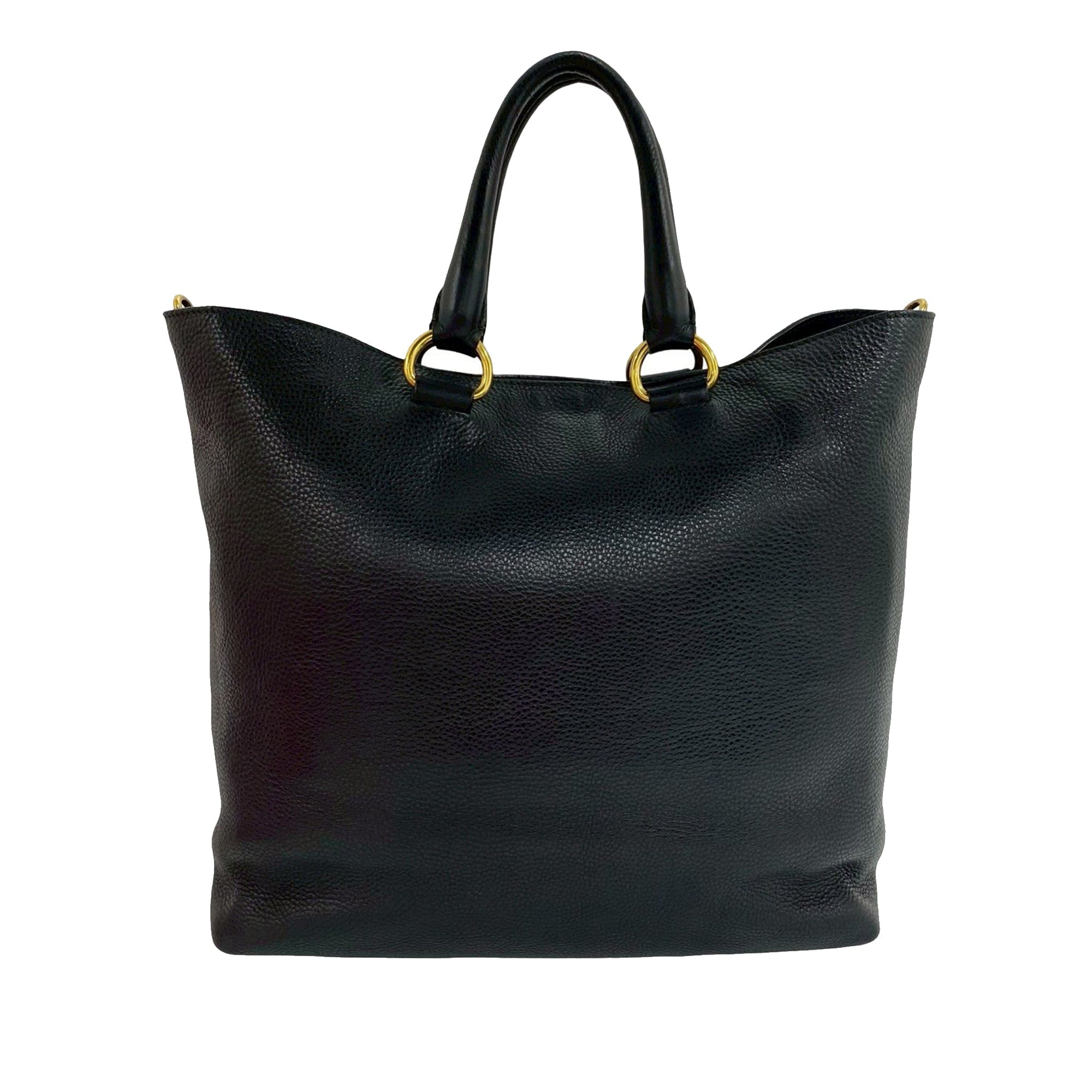 Prada Vitello Daino Open Convertible Tote