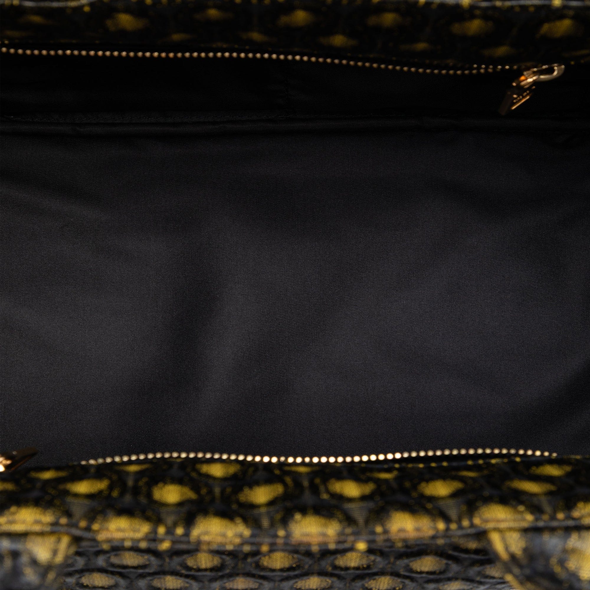 Prada Tessuto Broccato Canapa Tote