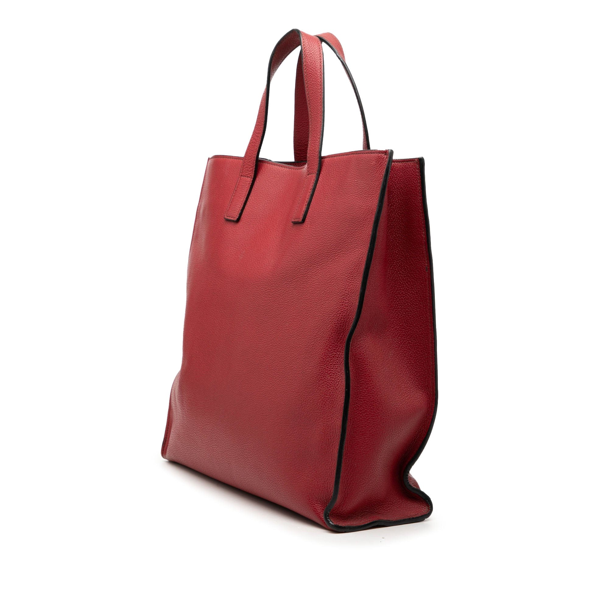 Prada Vitello Daino Convertible Shopper Tote