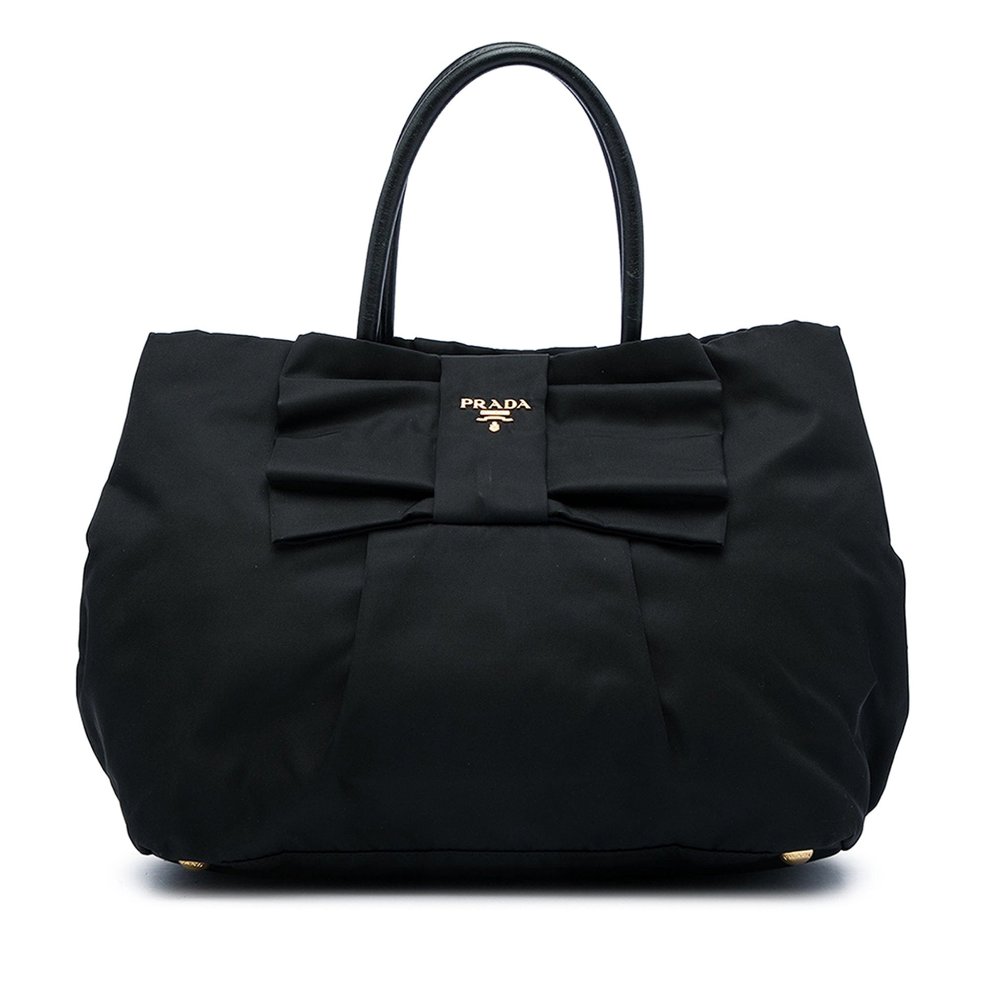 Prada Tessuto Fiocco Bow Tote