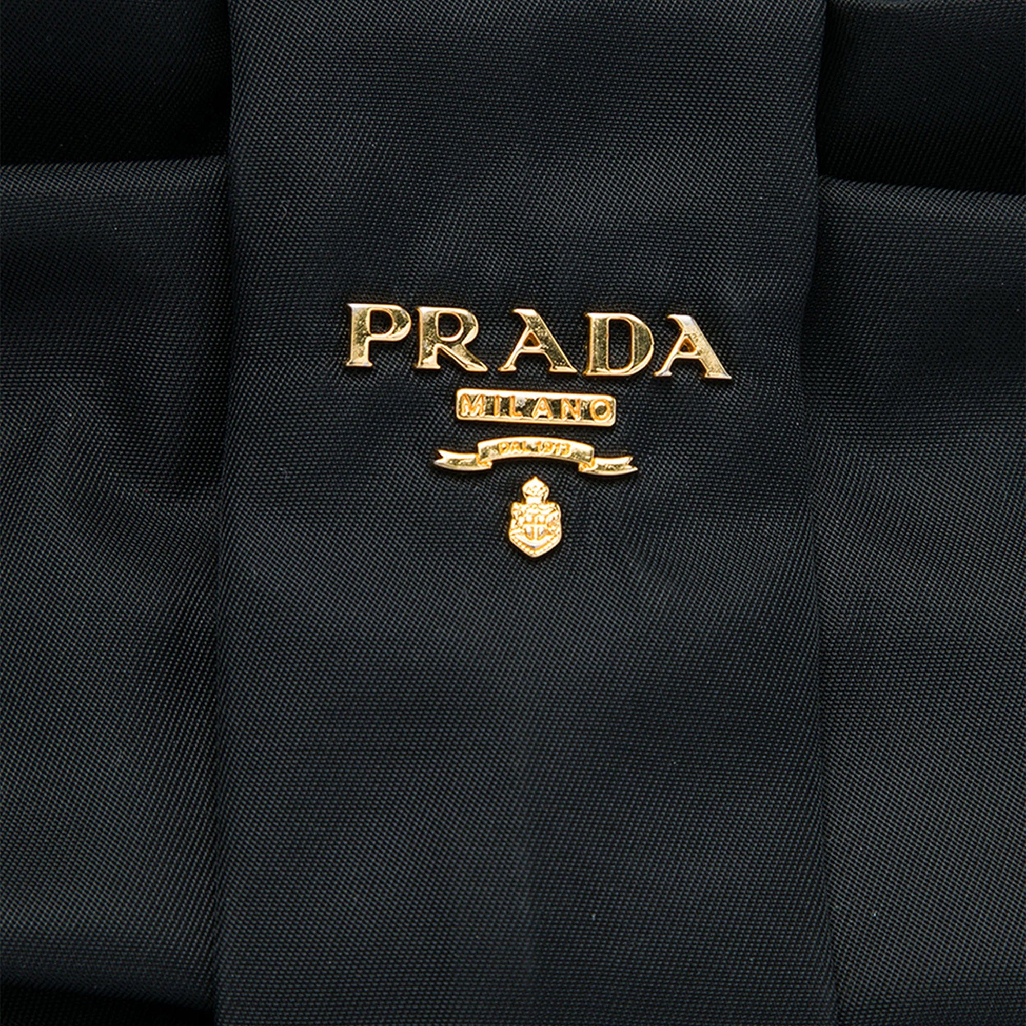 Prada Tessuto Fiocco Bow Tote