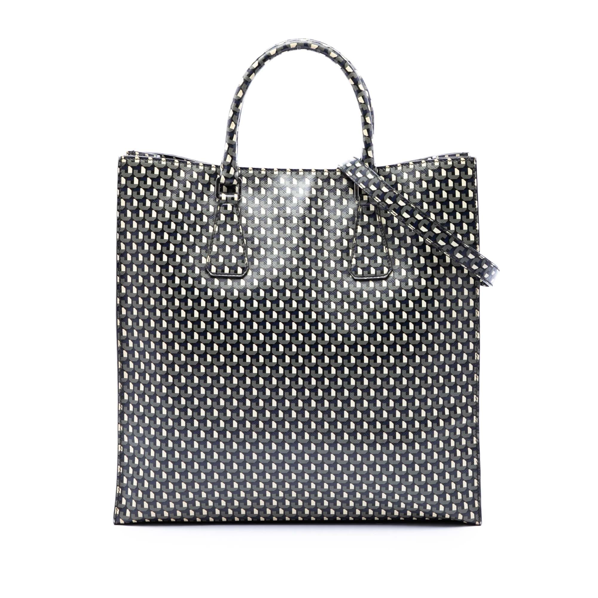 Prada Saffiano Stampato Shopping Tote