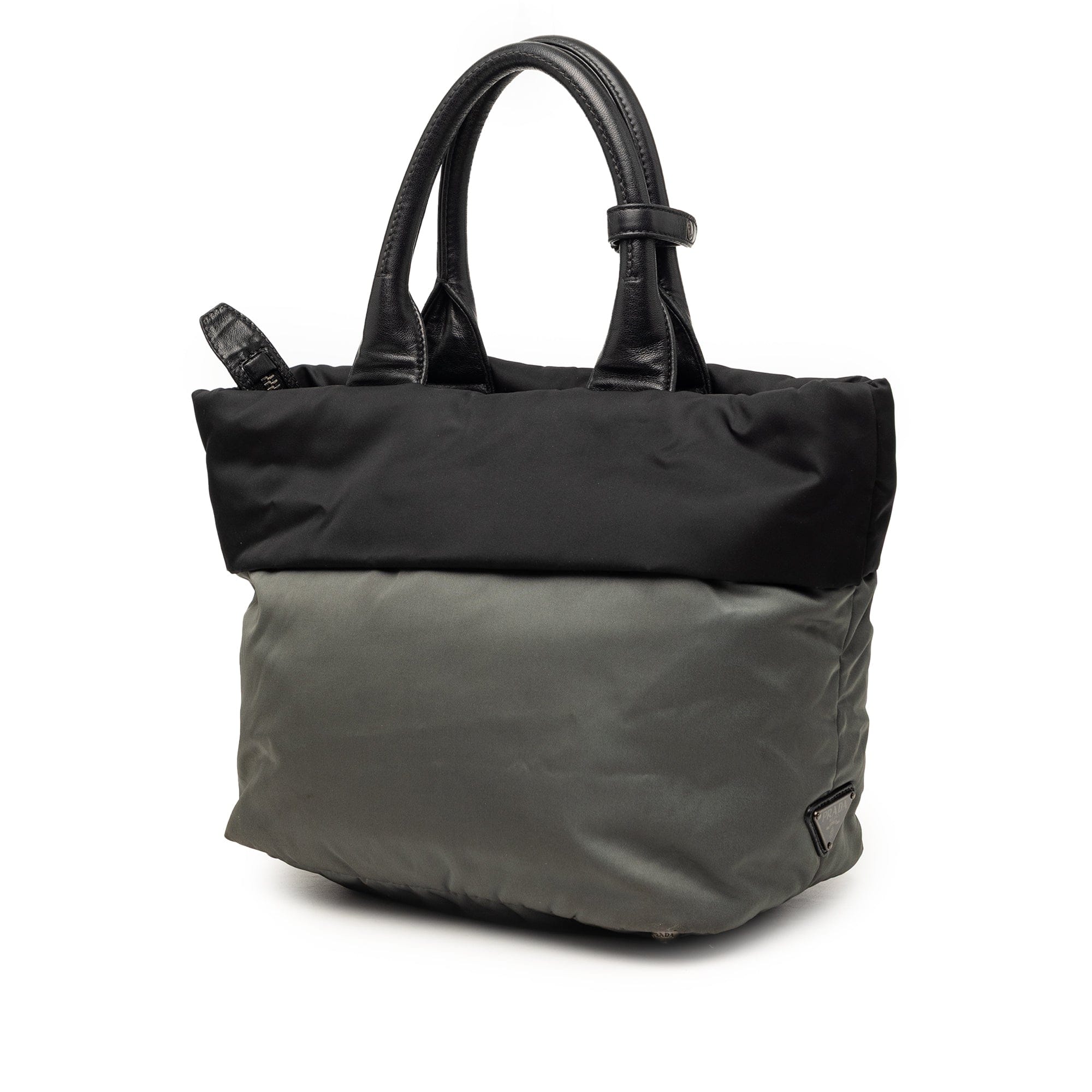Prada Bicolor Tessuto Reversible Tote