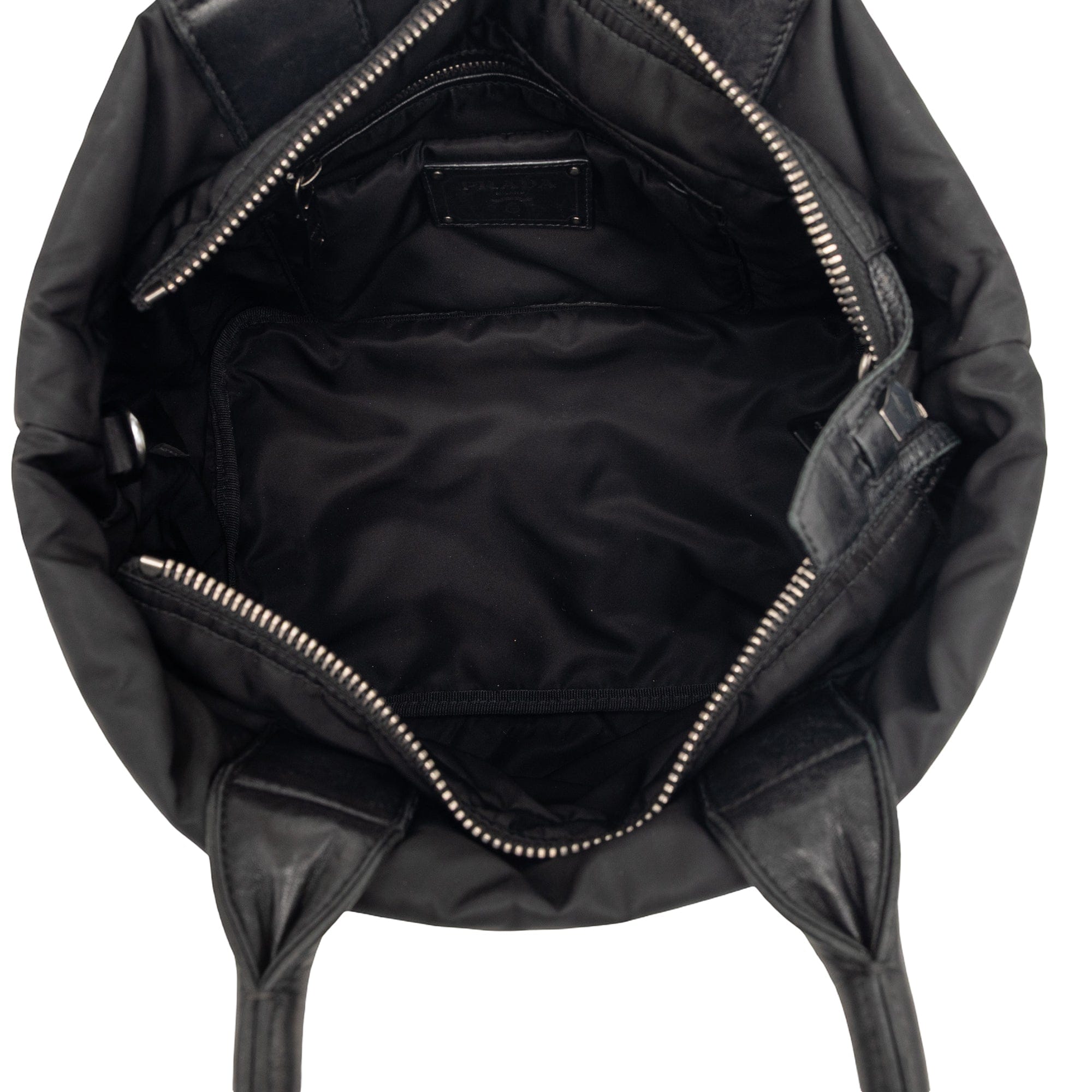 Prada Bicolor Tessuto Reversible Tote