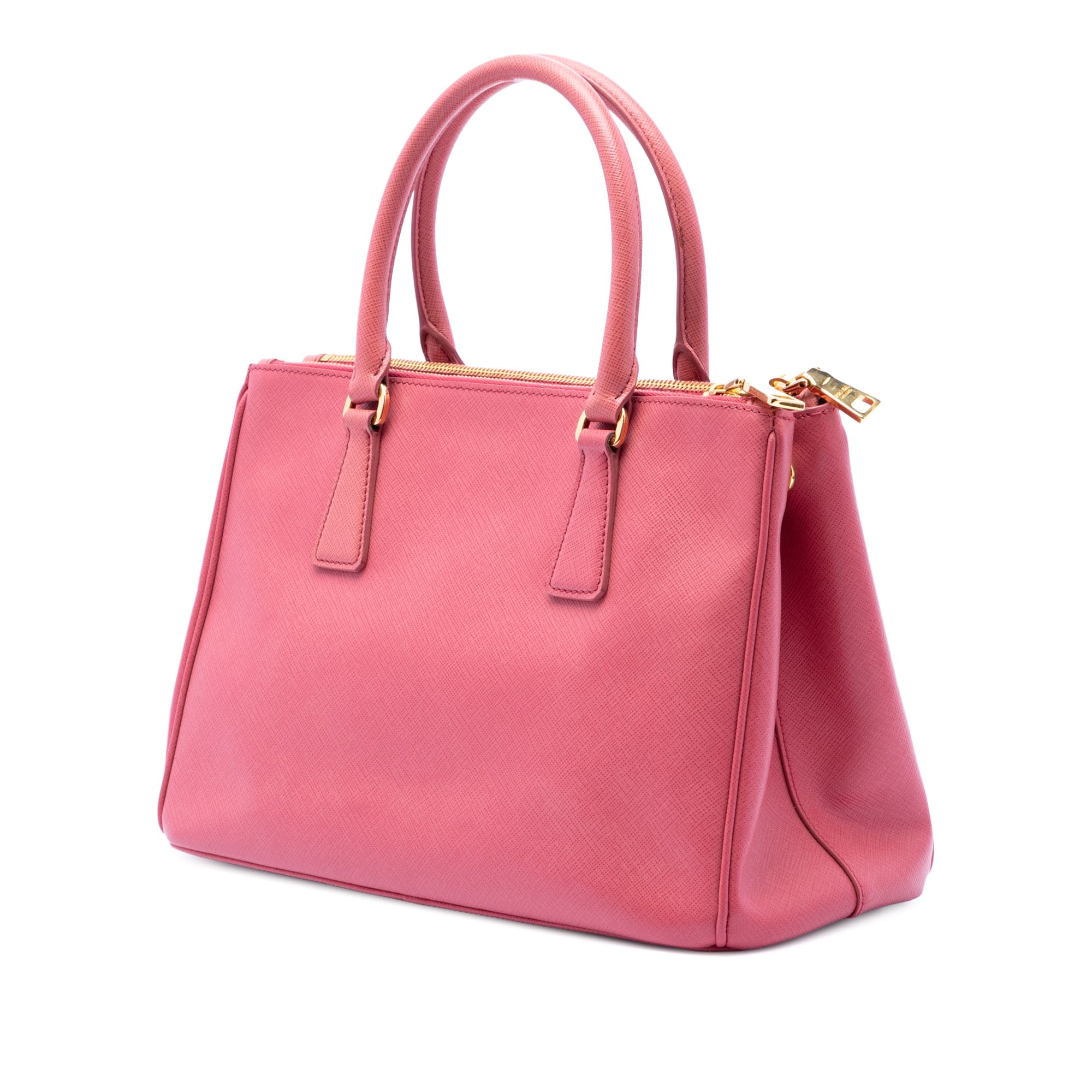 Prada Medium Saffiano Lux Galleria Double Zip Tote