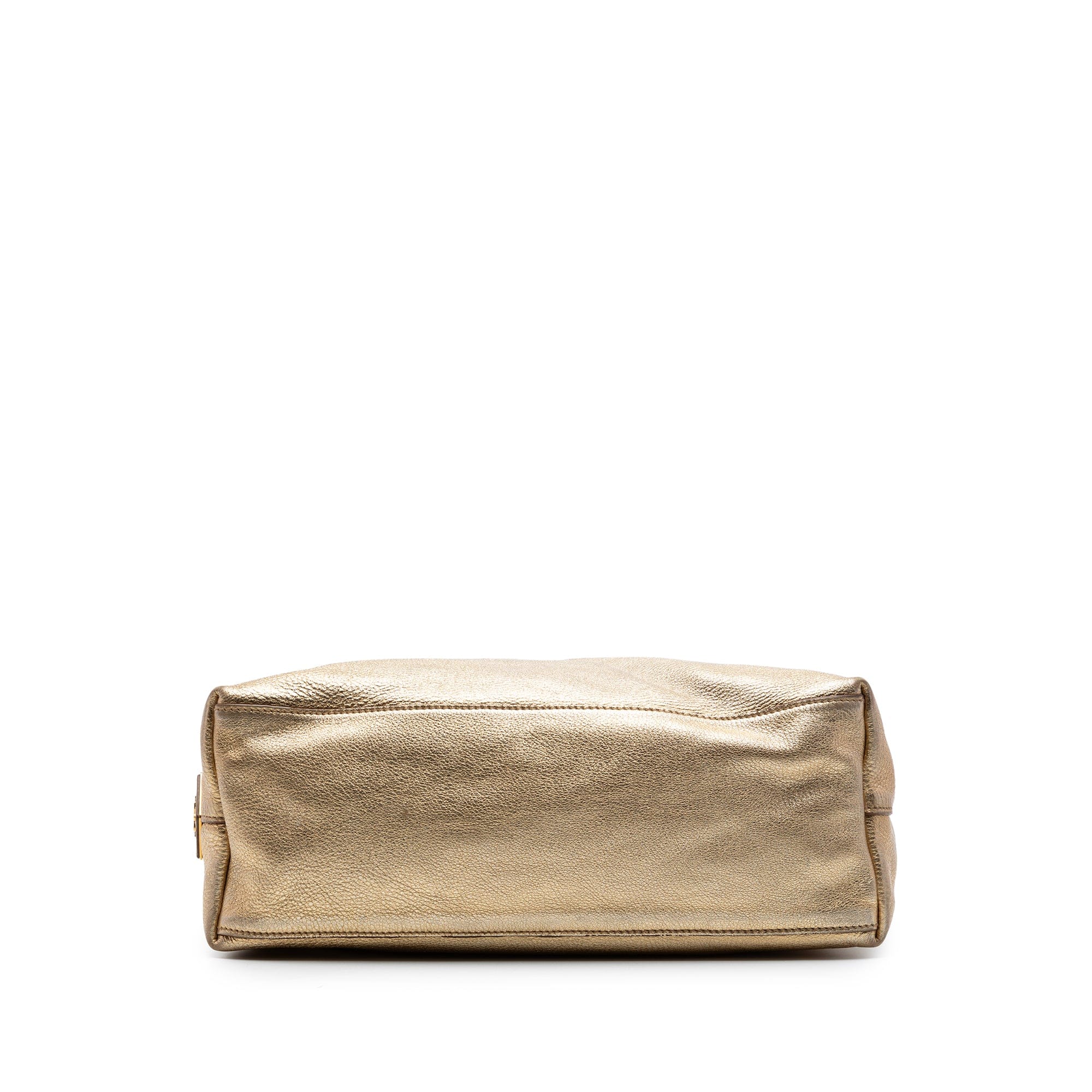 Prada Metallic Vitello Daino Tote