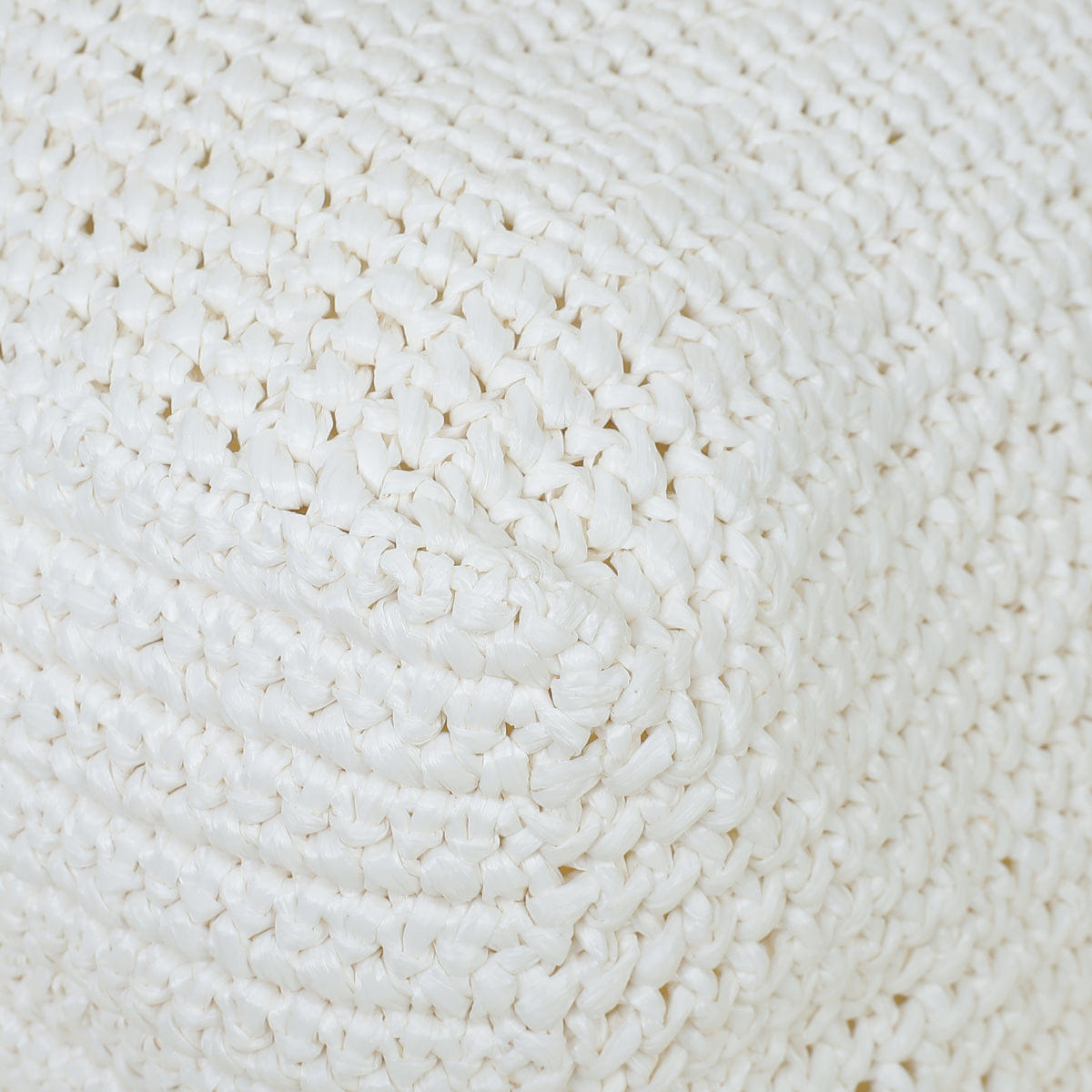 Prada Bicolor Logo Raffia Crochet Tote Bag