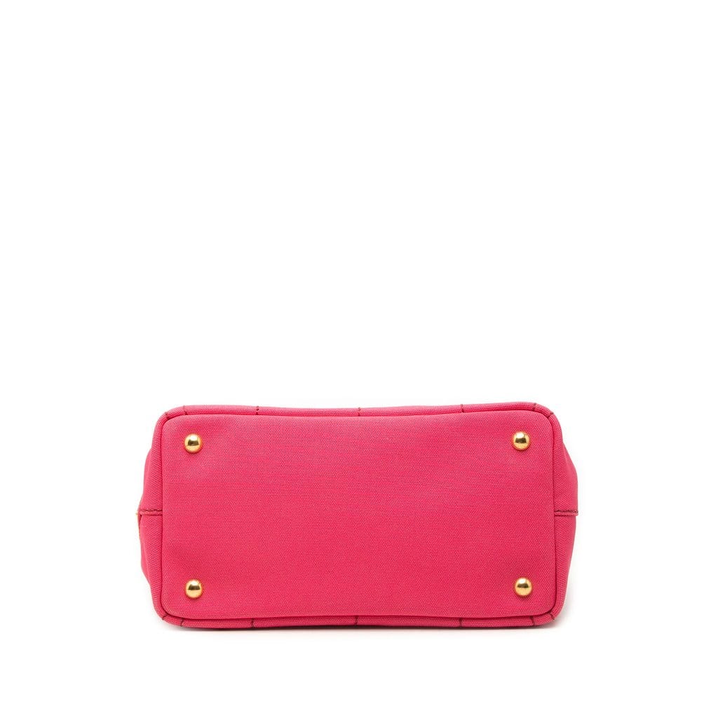 Prada Small Canvas Canapa Logo Tote