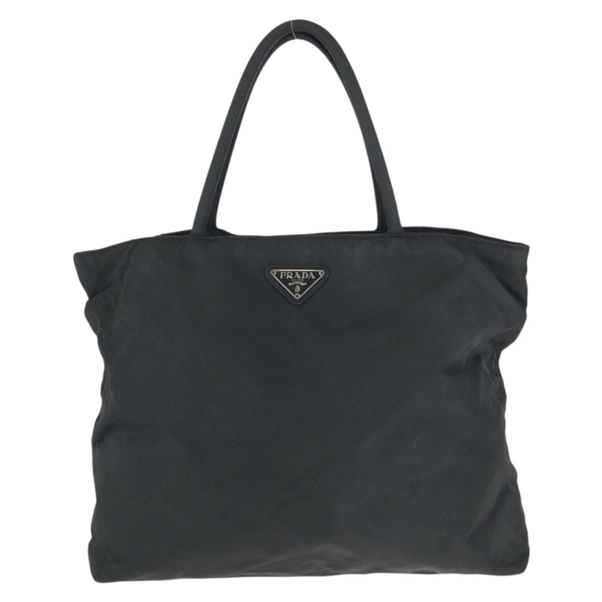 Prada Nylon Tessuto Triangle Logo Tote