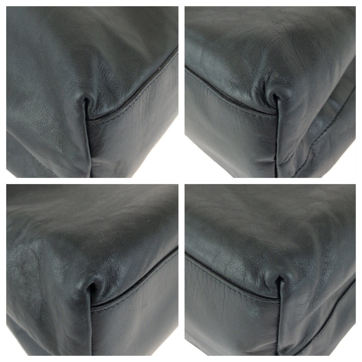 Prada Leather Nylon Tote Shoulder Bag