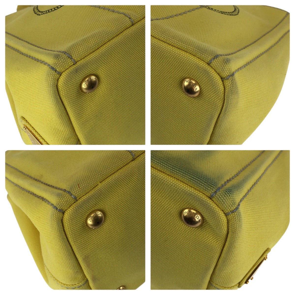 Prada Canapa Canvas 2way Tote Bag