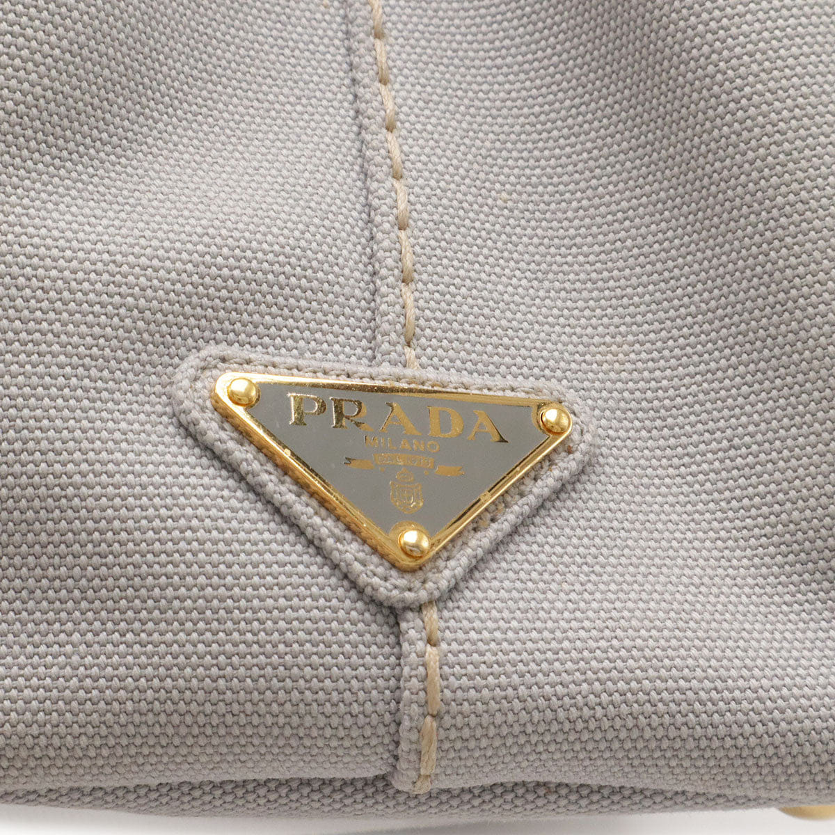 Prada CANAPA Canvas Tote Bag