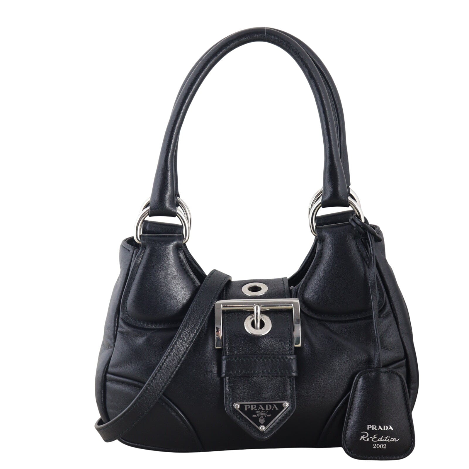 Prada Leather Moon Tote