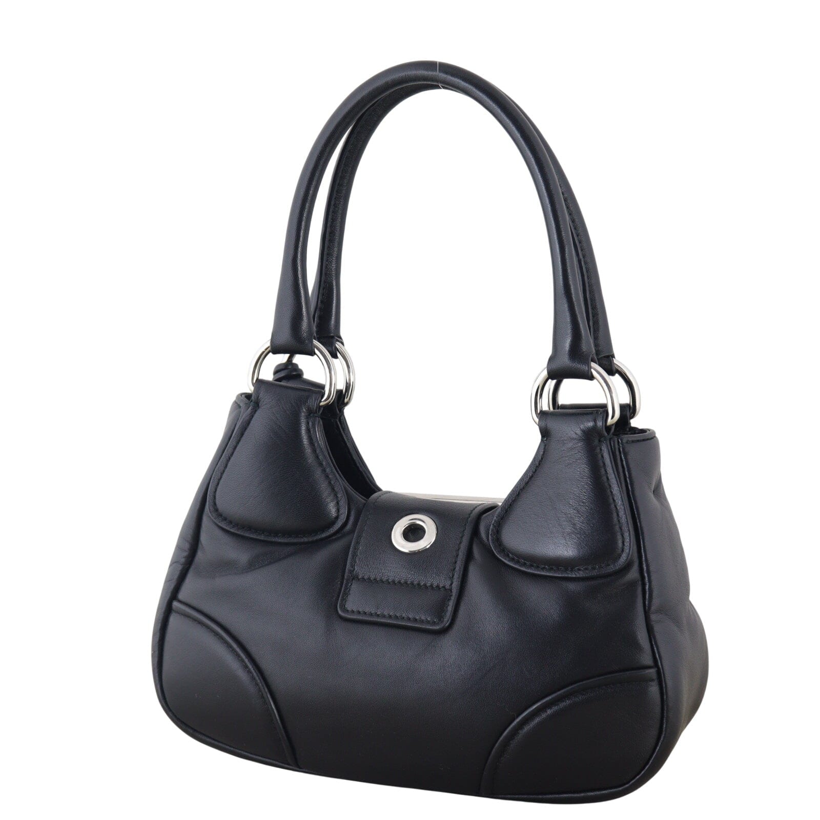 Prada Leather Moon Tote