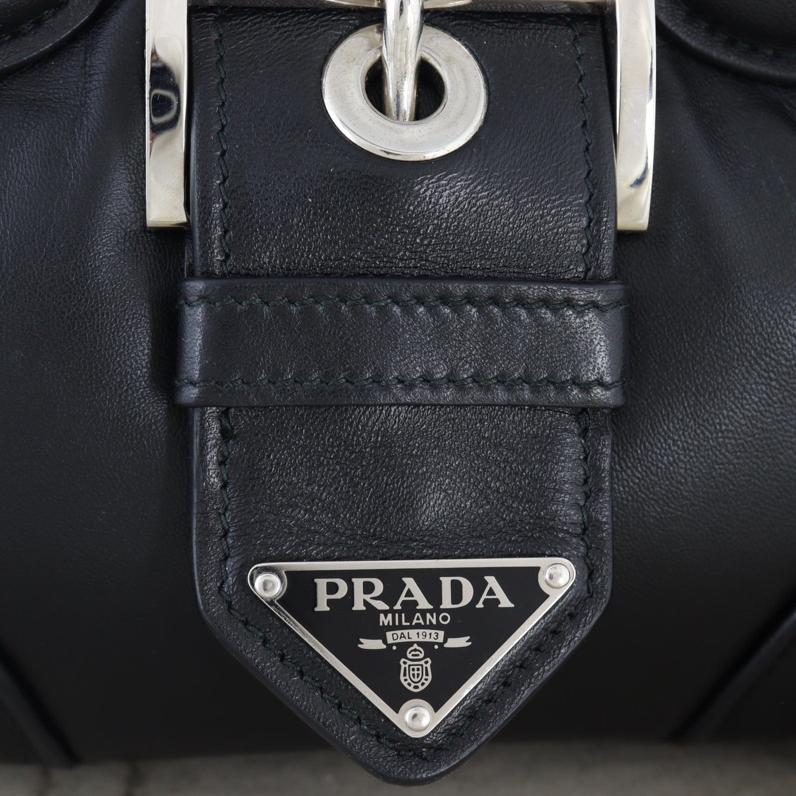 Prada Leather Moon Tote