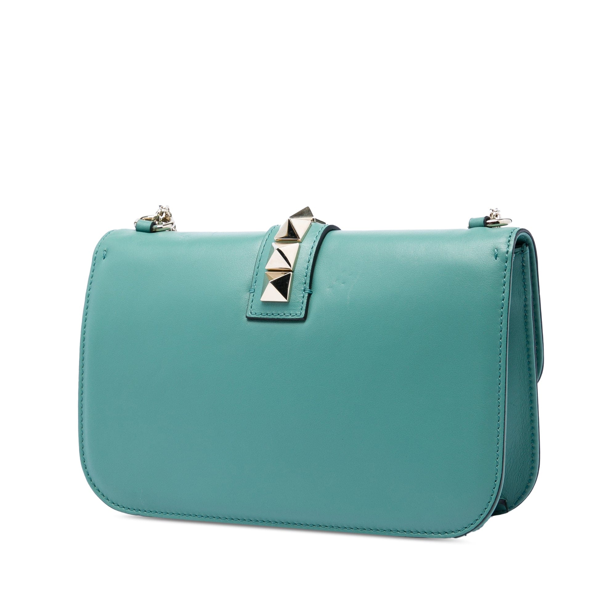 Valentino Medium Leather Rockstud Glam Lock Crossbody