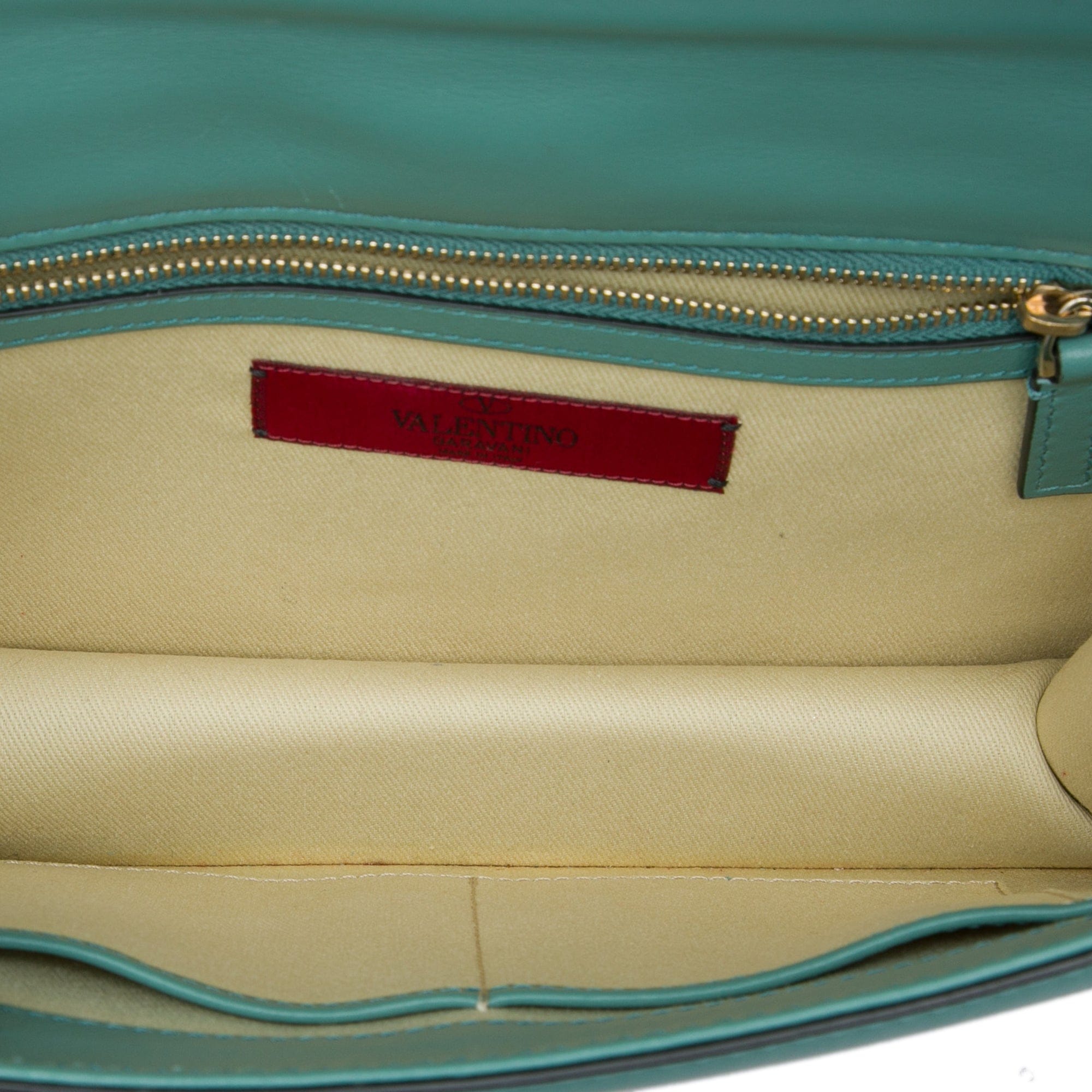 Valentino Medium Leather Rockstud Glam Lock Crossbody