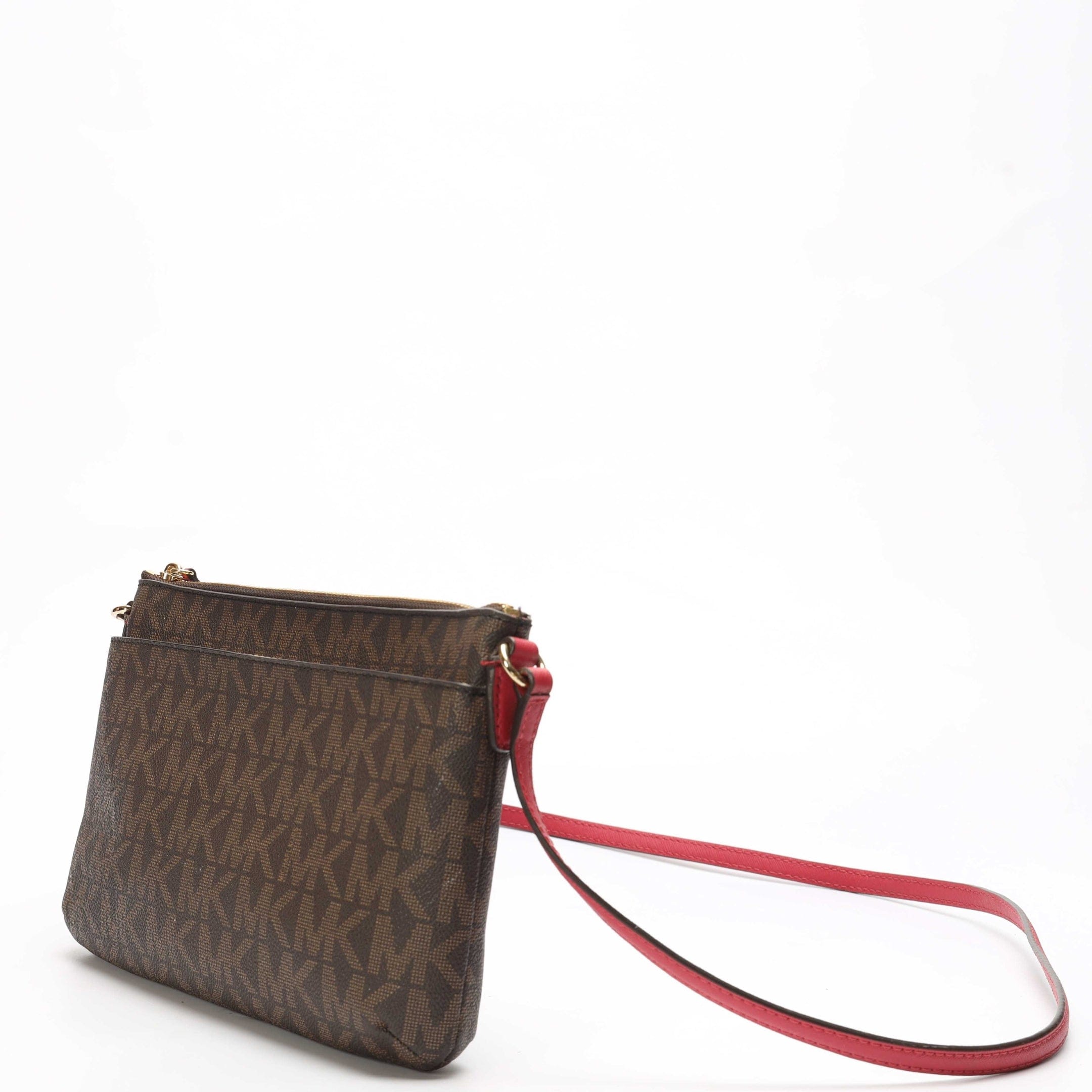 Michael Kors Brown Logo Crossbody Bag