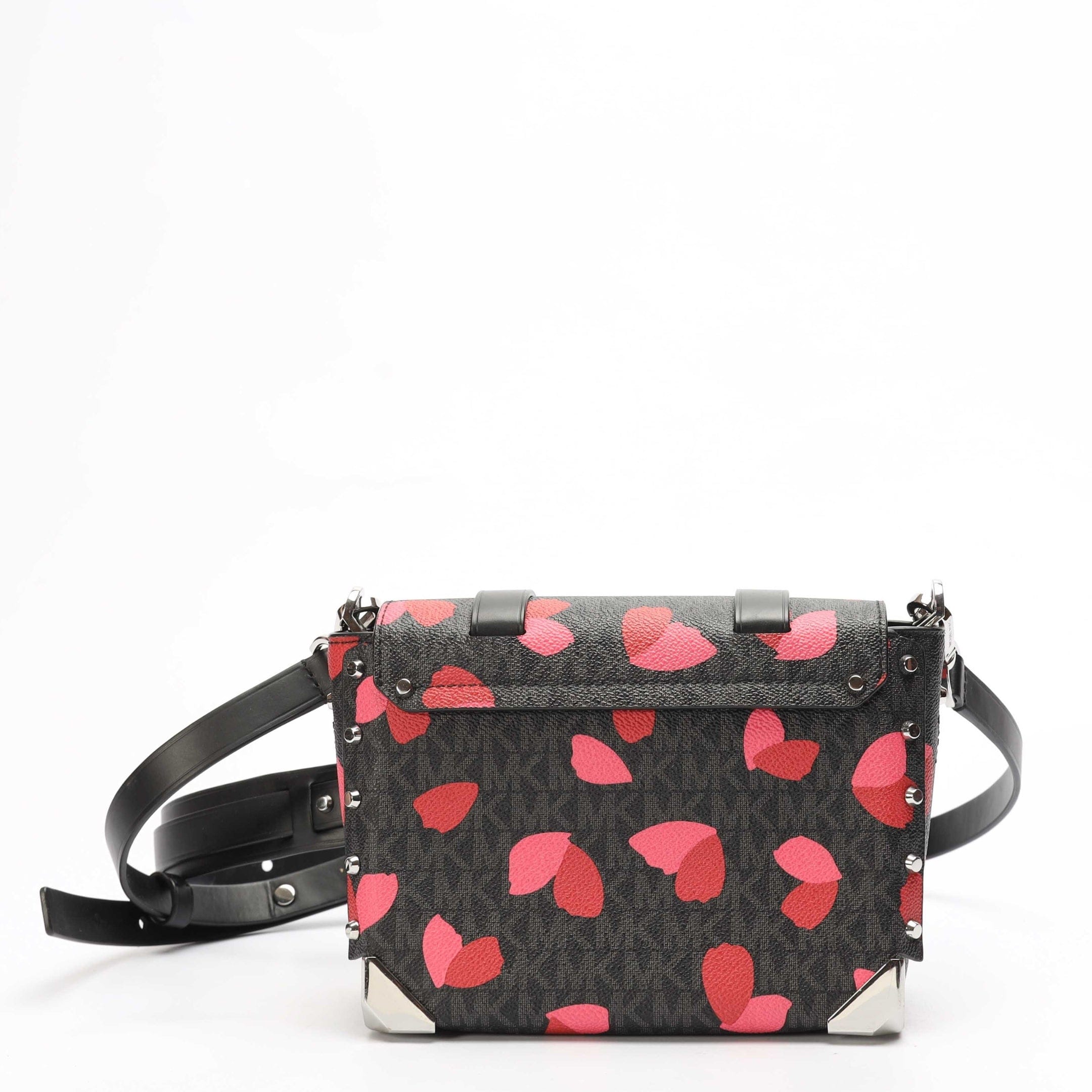 Michael Kors Manhattan Logo Leaf Crossbody Bag