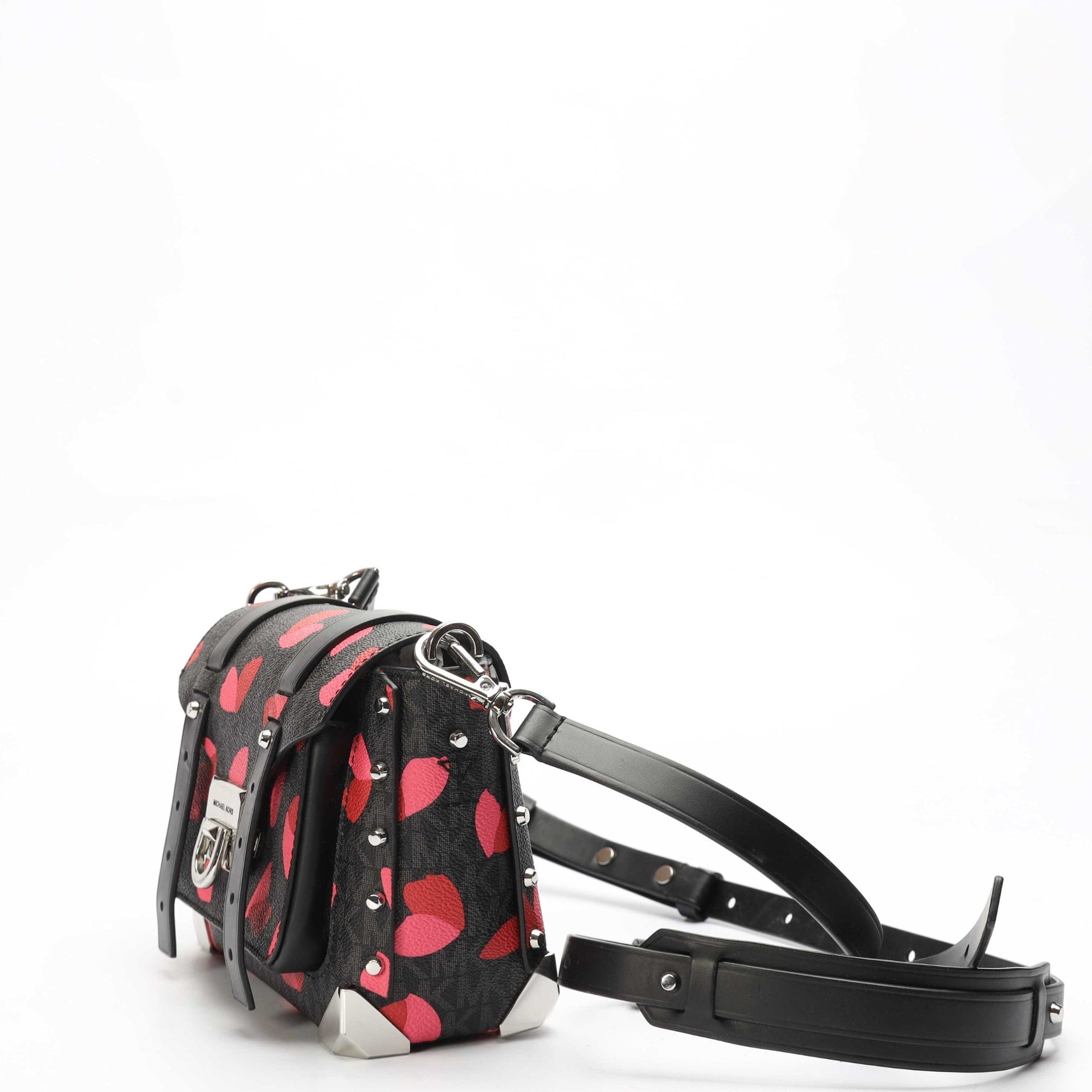 Michael Kors Manhattan Logo Leaf Crossbody Bag