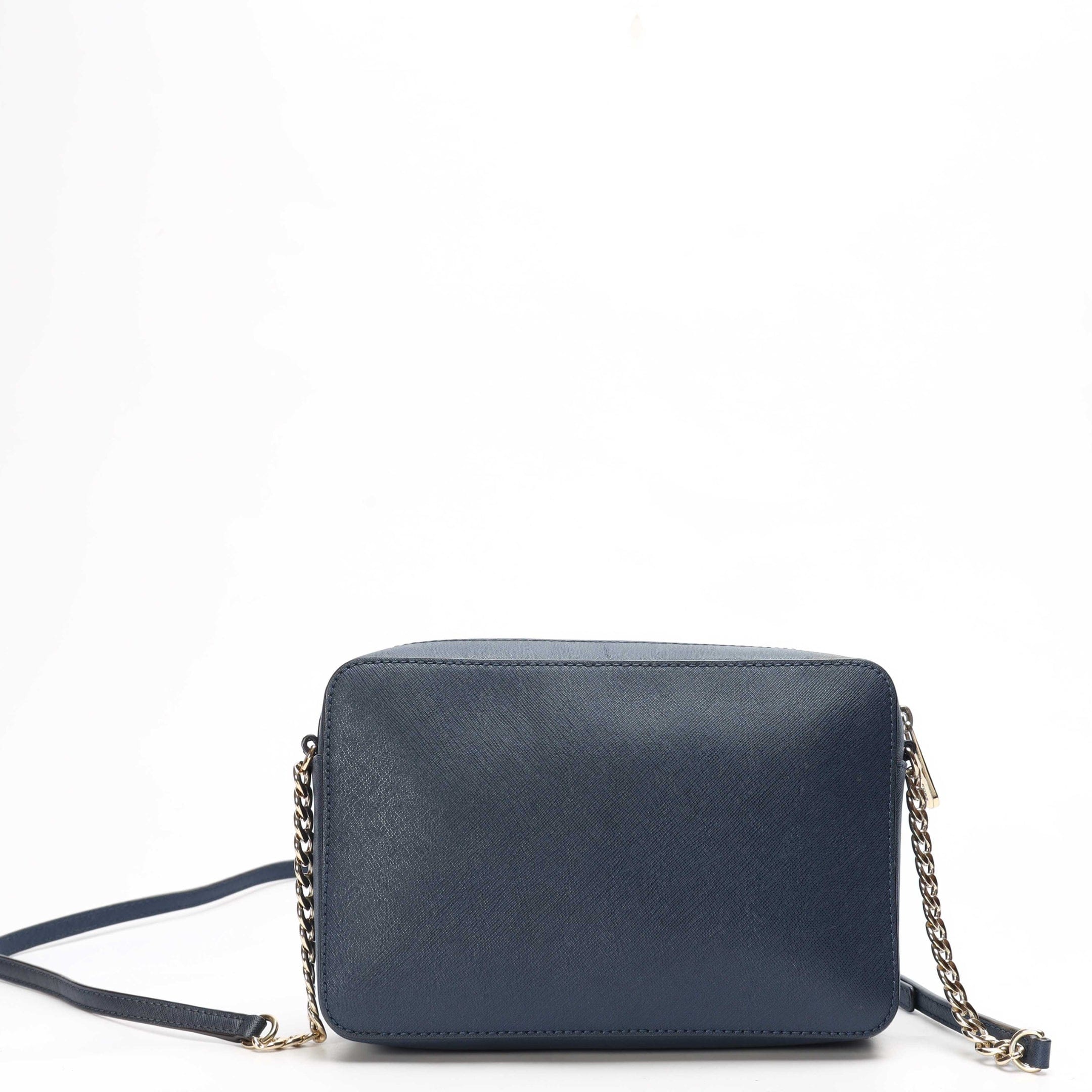 Michael Kors Jet Set Navy Blue Crossbody Bag