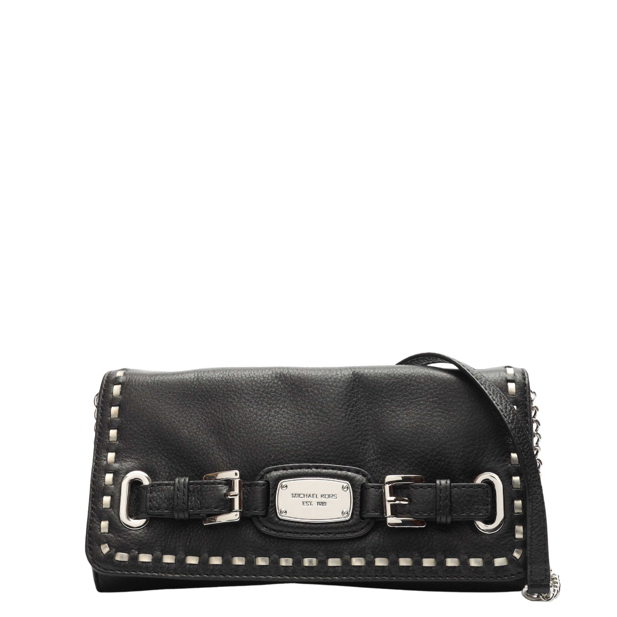 Michael Kors Black Hamilton Crossbody Bag