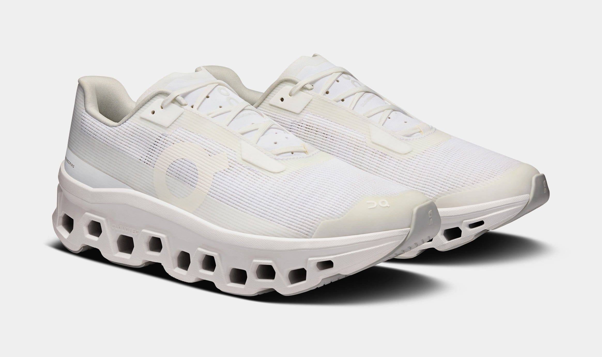 On Running Cloudmonster Void Mens Running Shoes (White)