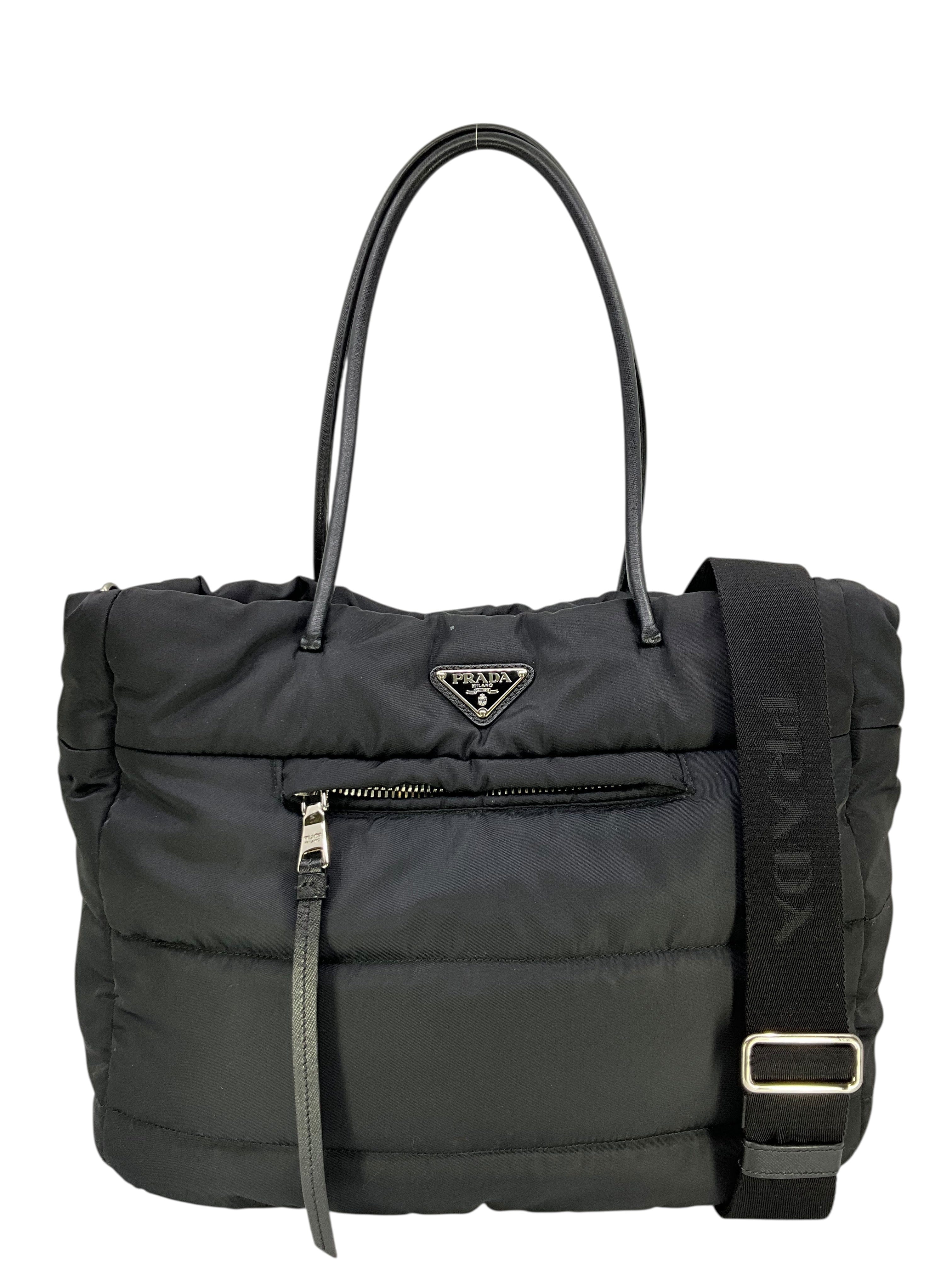 Prada Tessuto Nylon Bomber Tote