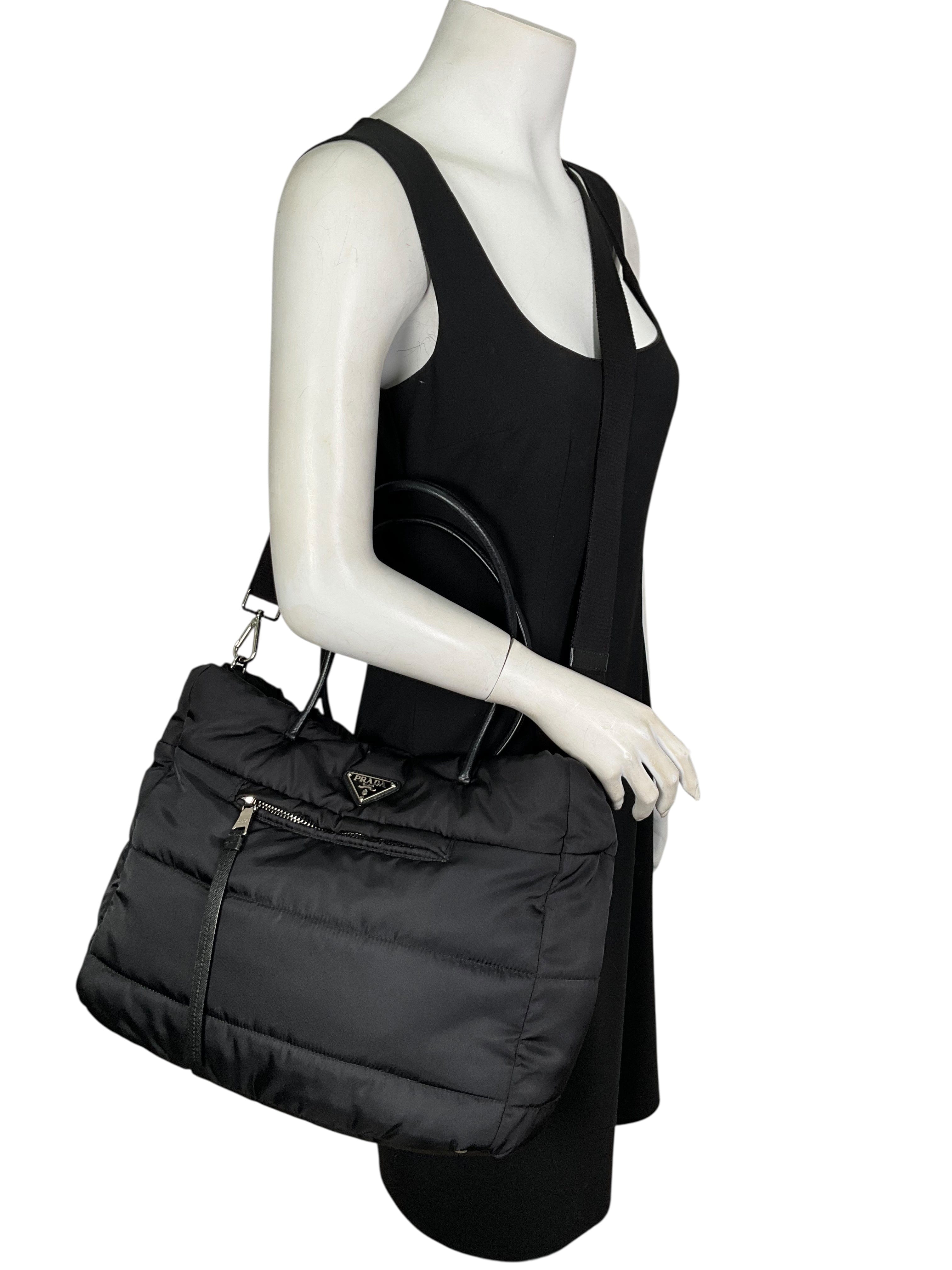 Prada Tessuto Nylon Bomber Tote