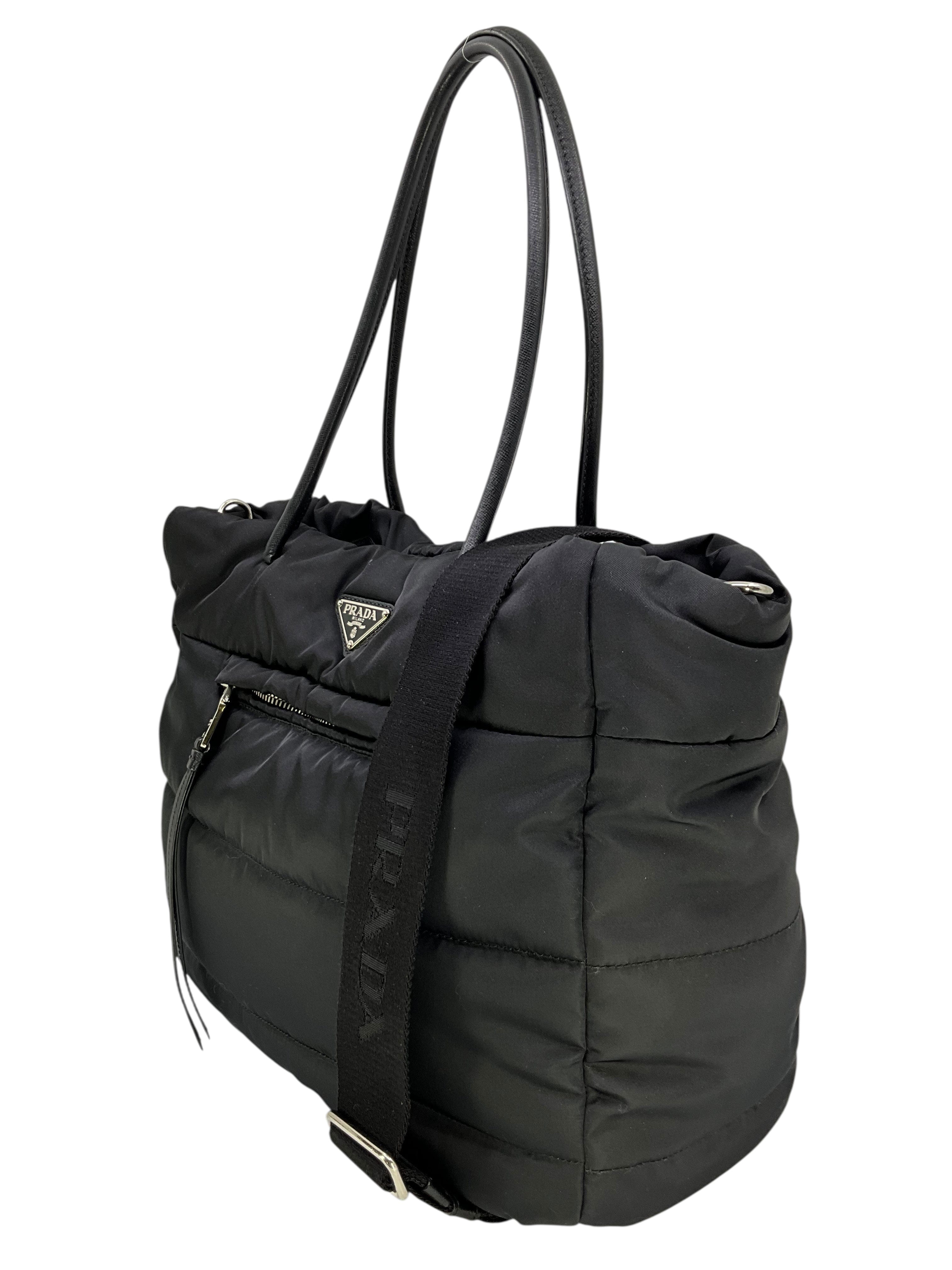 Prada Tessuto Nylon Bomber Tote