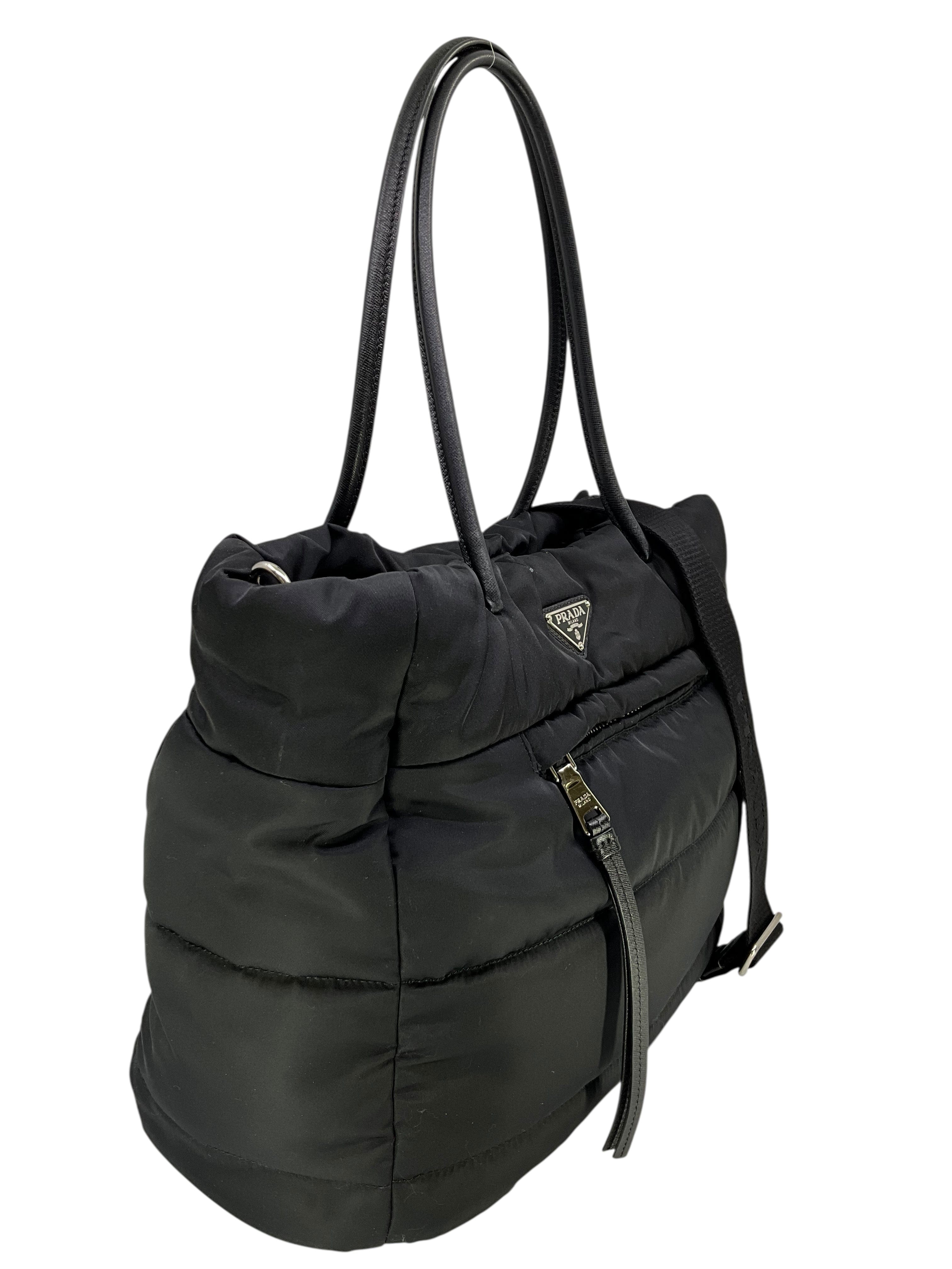 Prada Tessuto Nylon Bomber Tote