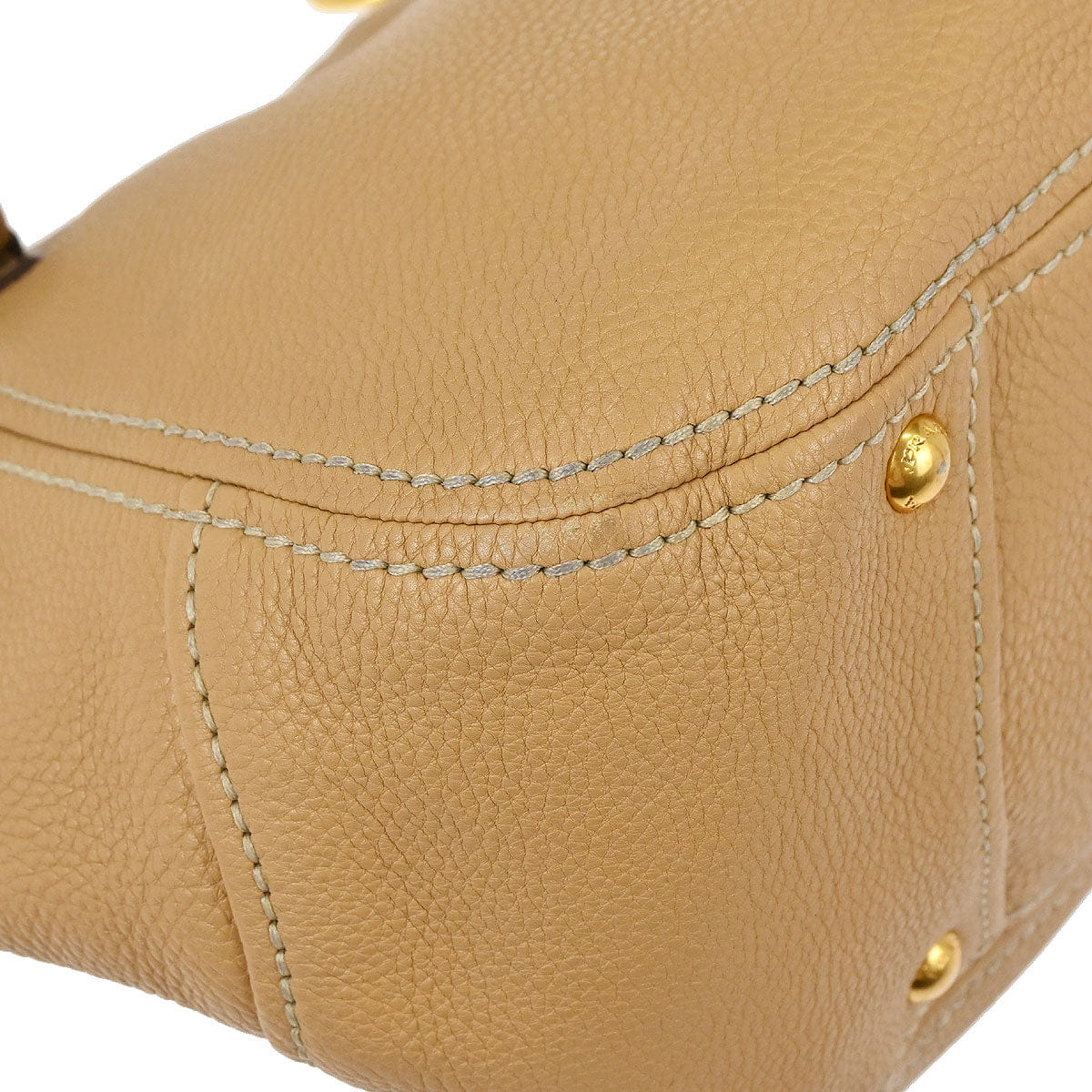 Prada * Beige Leather Tote Handbag