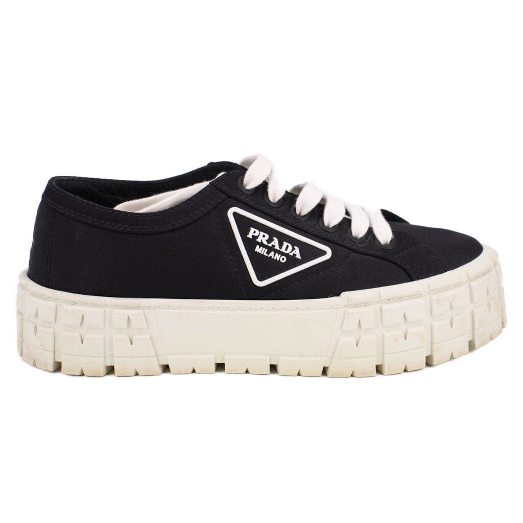 Prada PLATFORM SNEAKERS BLACK 39 EU | 9 US