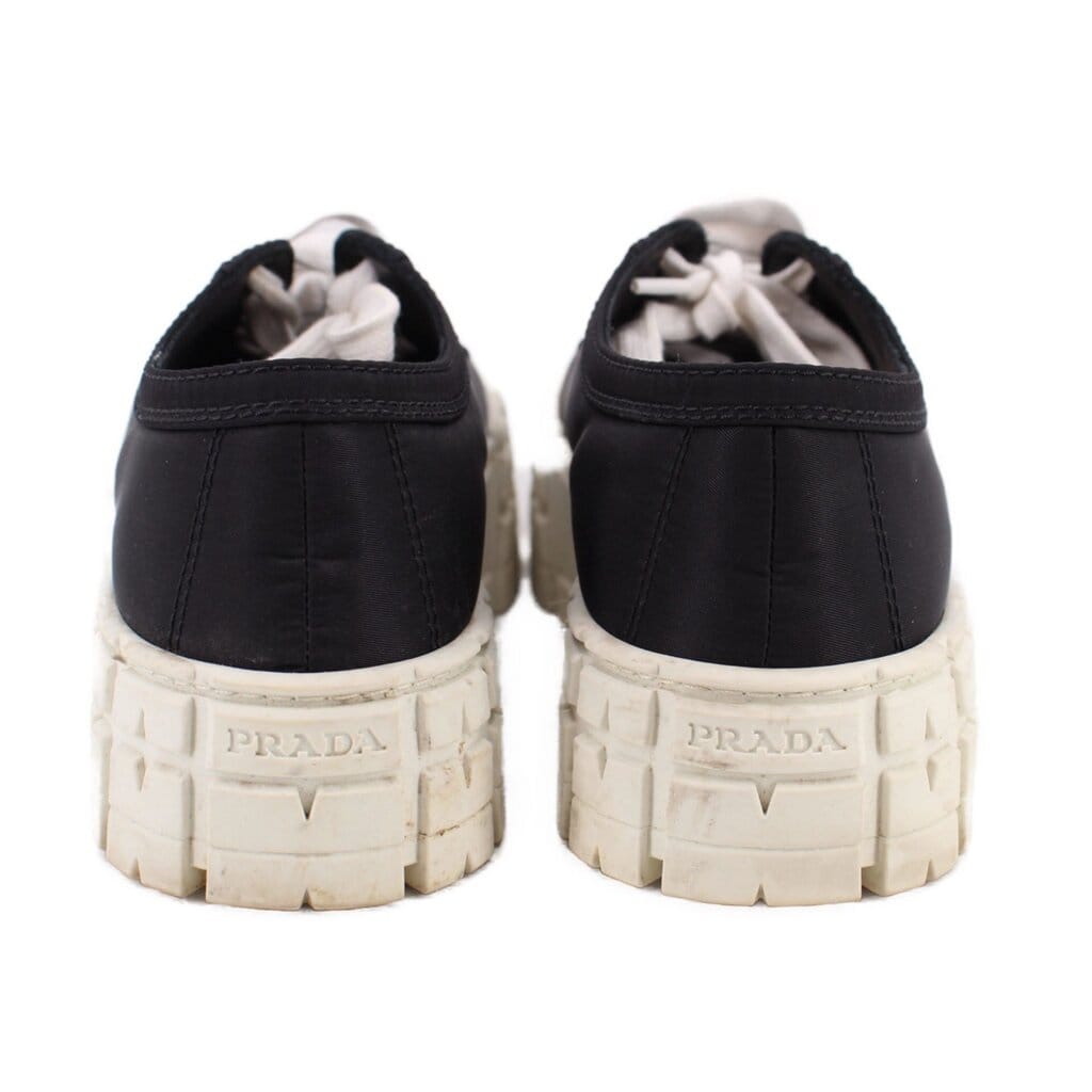 Prada PLATFORM SNEAKERS BLACK 39 EU | 9 US