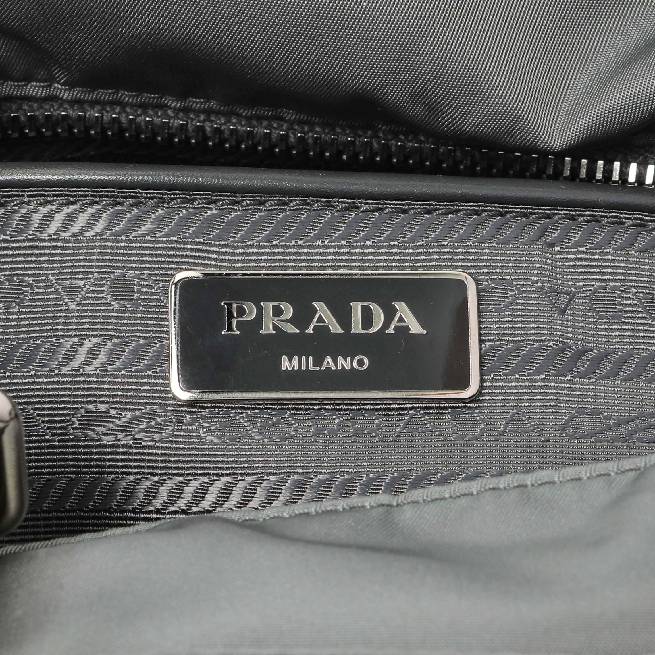 Prada Grey Tessuto Nylon Tote