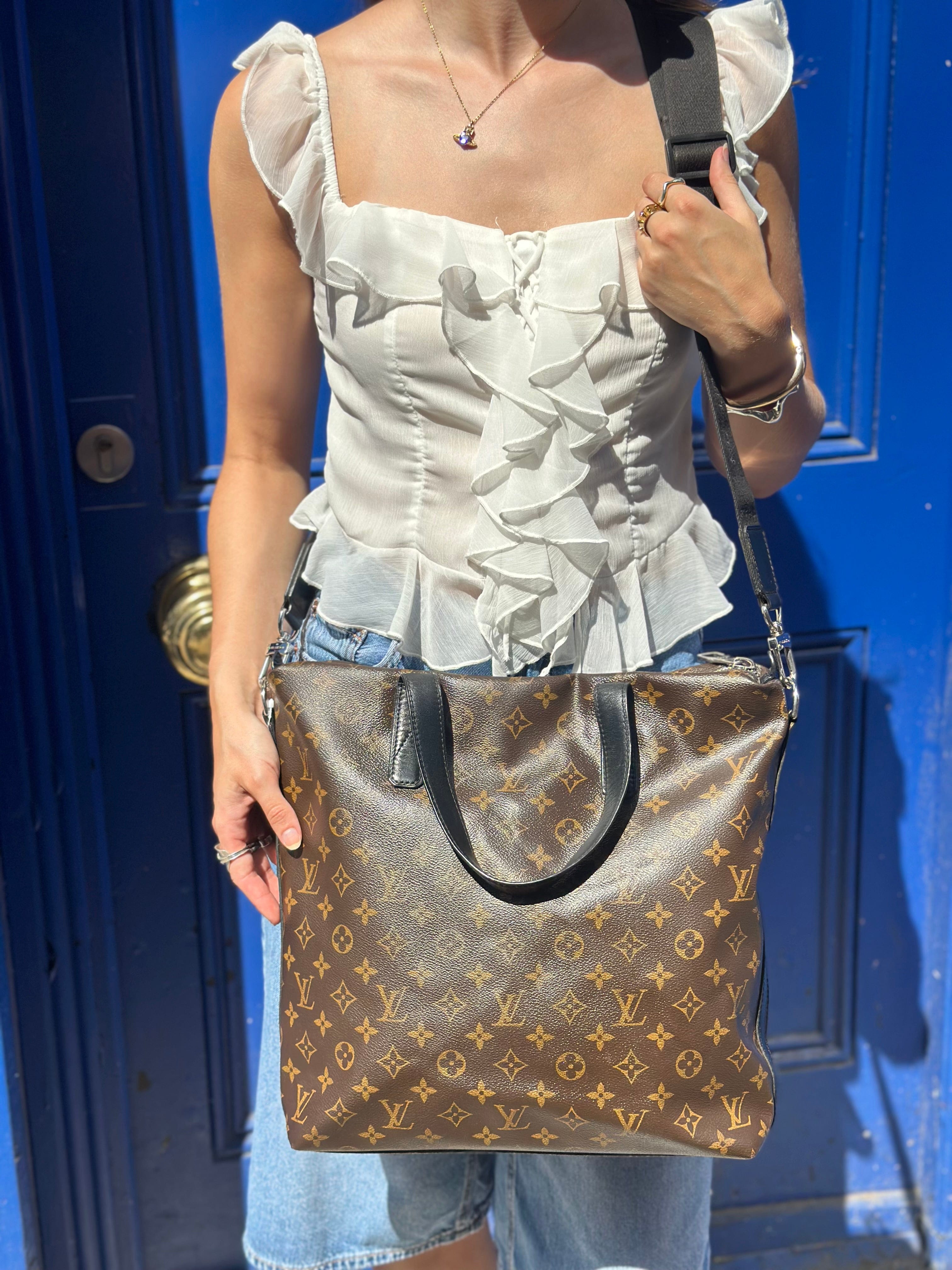 Louis Vuitton Monogram Canvas Macassar Kitan Tote
