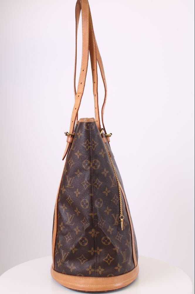 Louis Vuitton Tote Bag bucket GM Handbag Brown Monogram