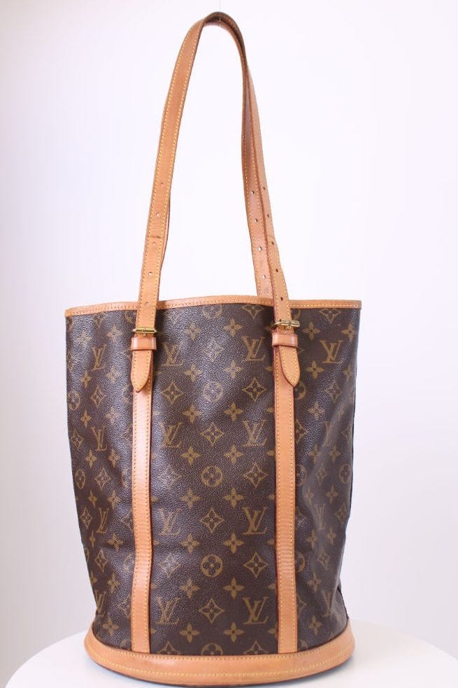 Louis Vuitton Tote Bag bucket GM Handbag Brown Monogram