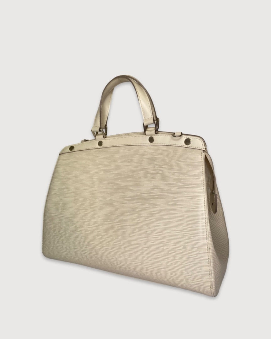 Louis Vuitton Cream Louis Vuitton Brea MM Tote