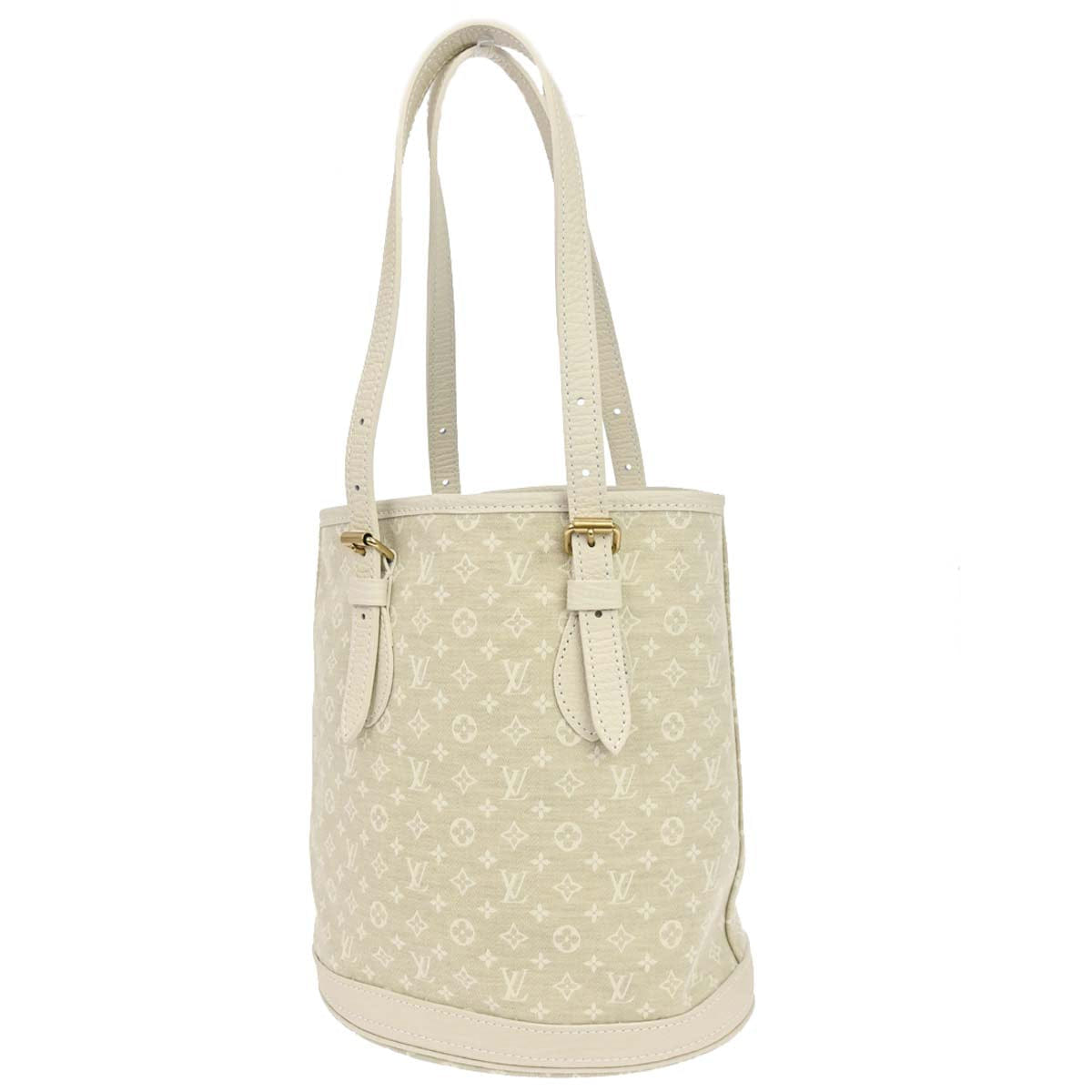 Louis Vuitton Monogram Mini Lin Bucket PM Tote Handbag M95316