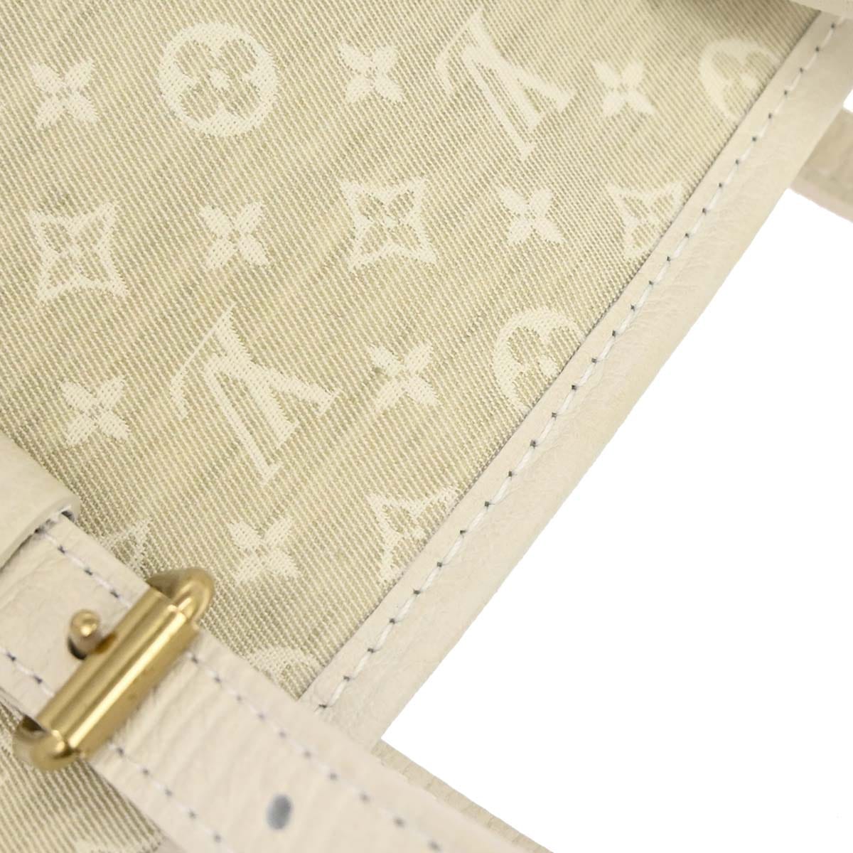 Louis Vuitton Monogram Mini Lin Bucket PM Tote Handbag M95316