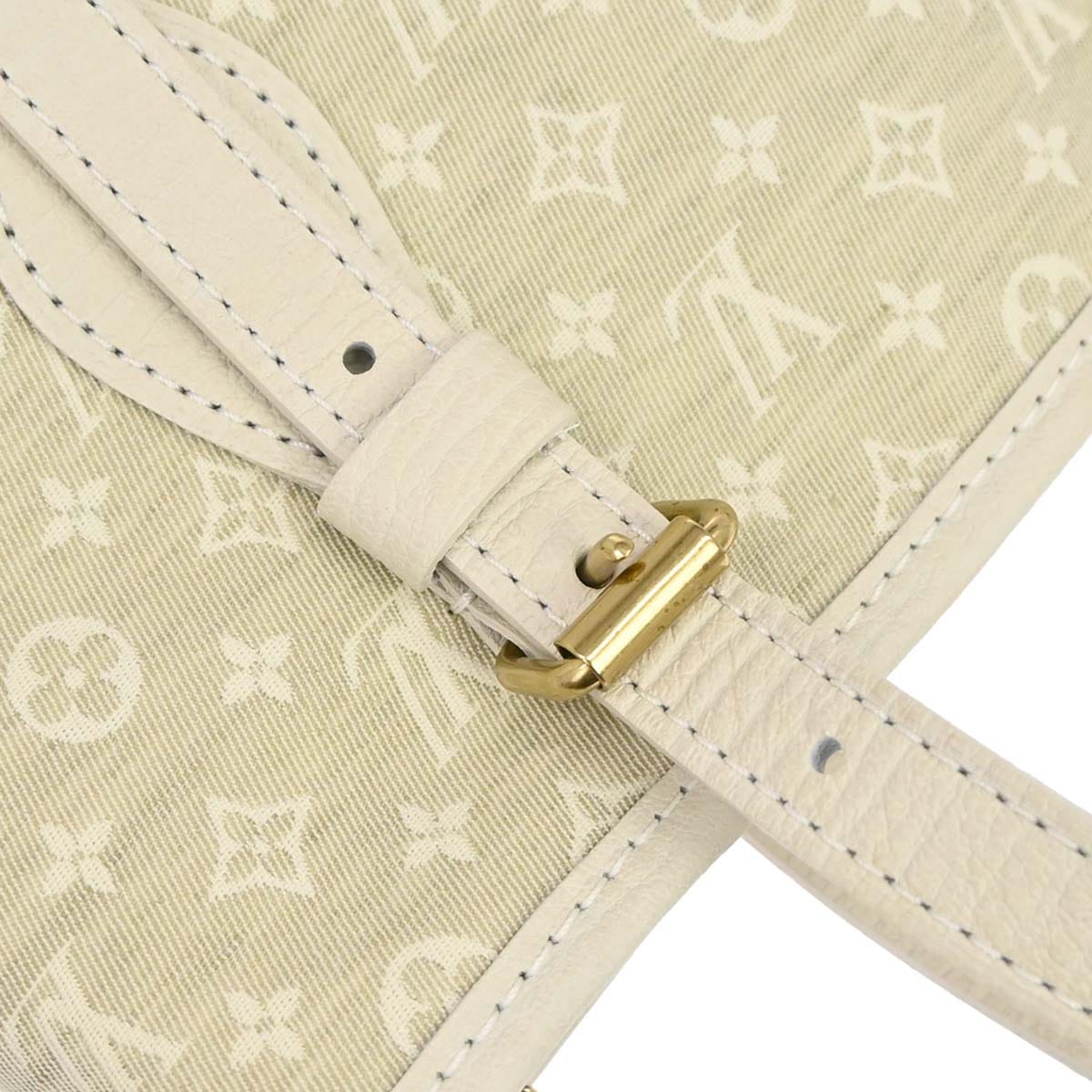 Louis Vuitton Monogram Mini Lin Bucket PM Tote Handbag M95316
