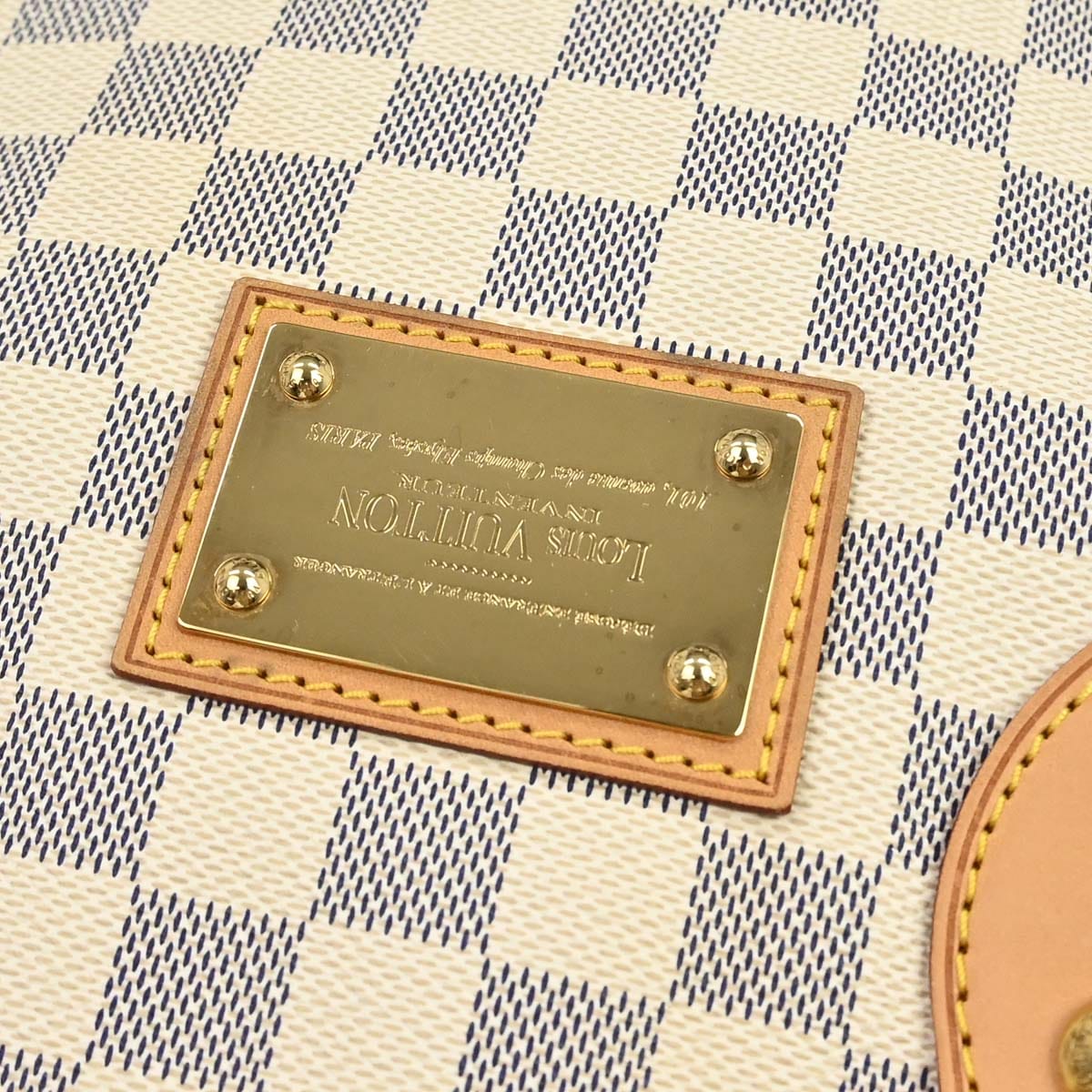 Louis Vuitton 2008 Damier Azur Hampstead PM Tote Handbag N51207