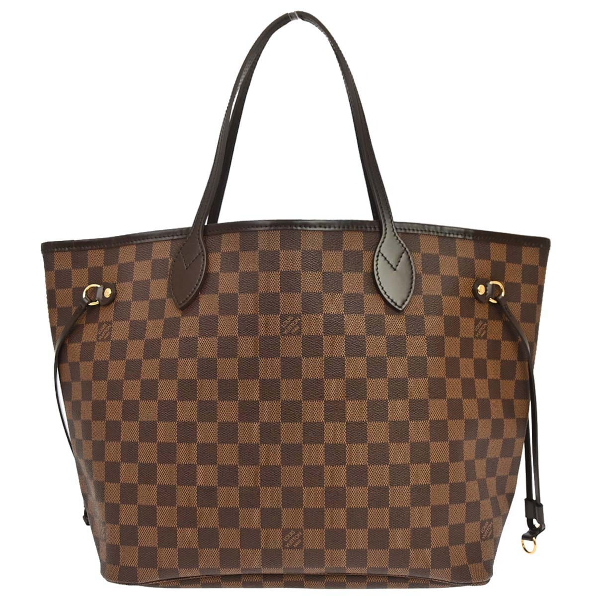 Louis Vuitton 2013 Damier Neverfull MM Tote Handbag N51105